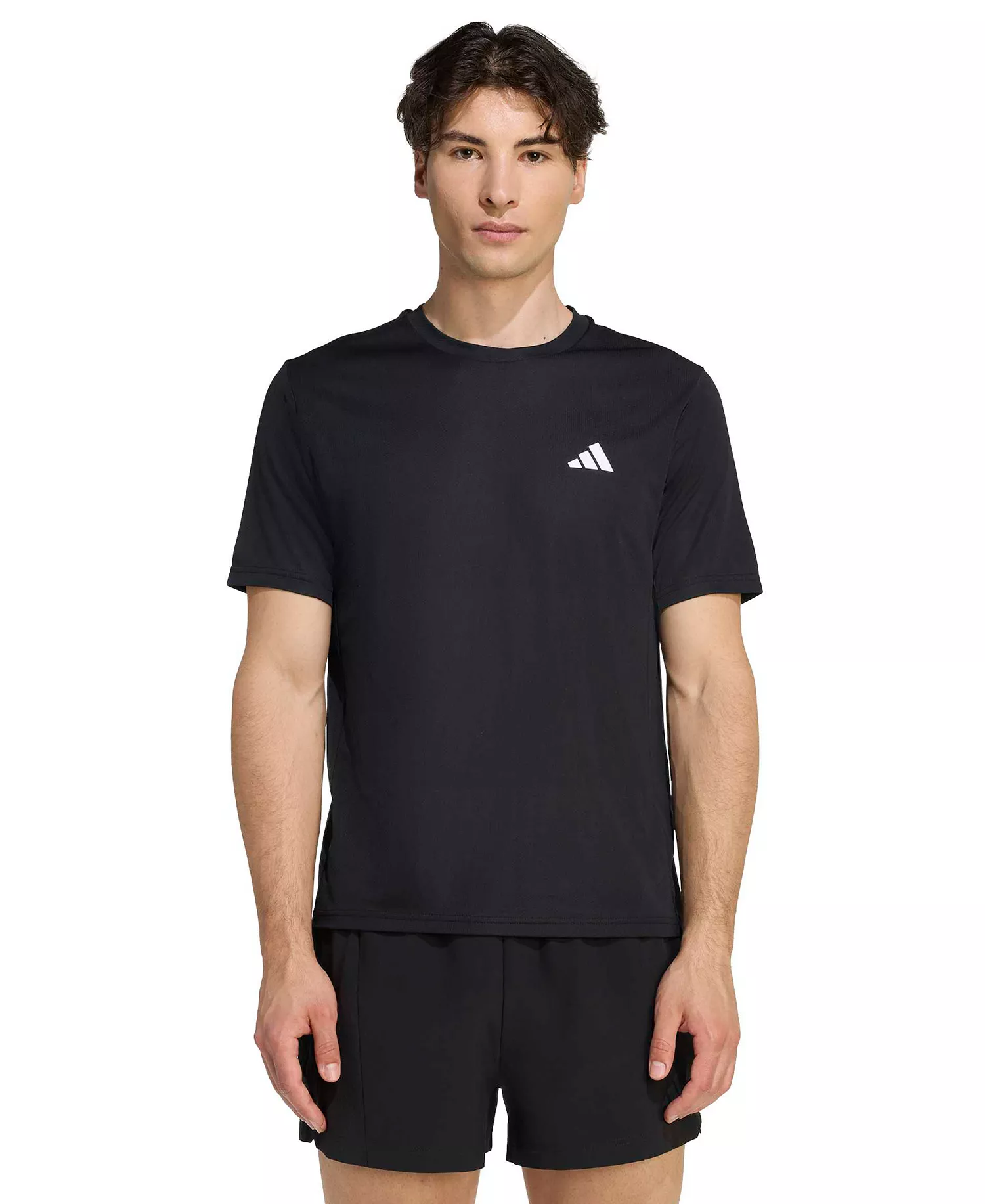 Men's Workout Essential Base Crewneck T-Shirt - Black - 2XL