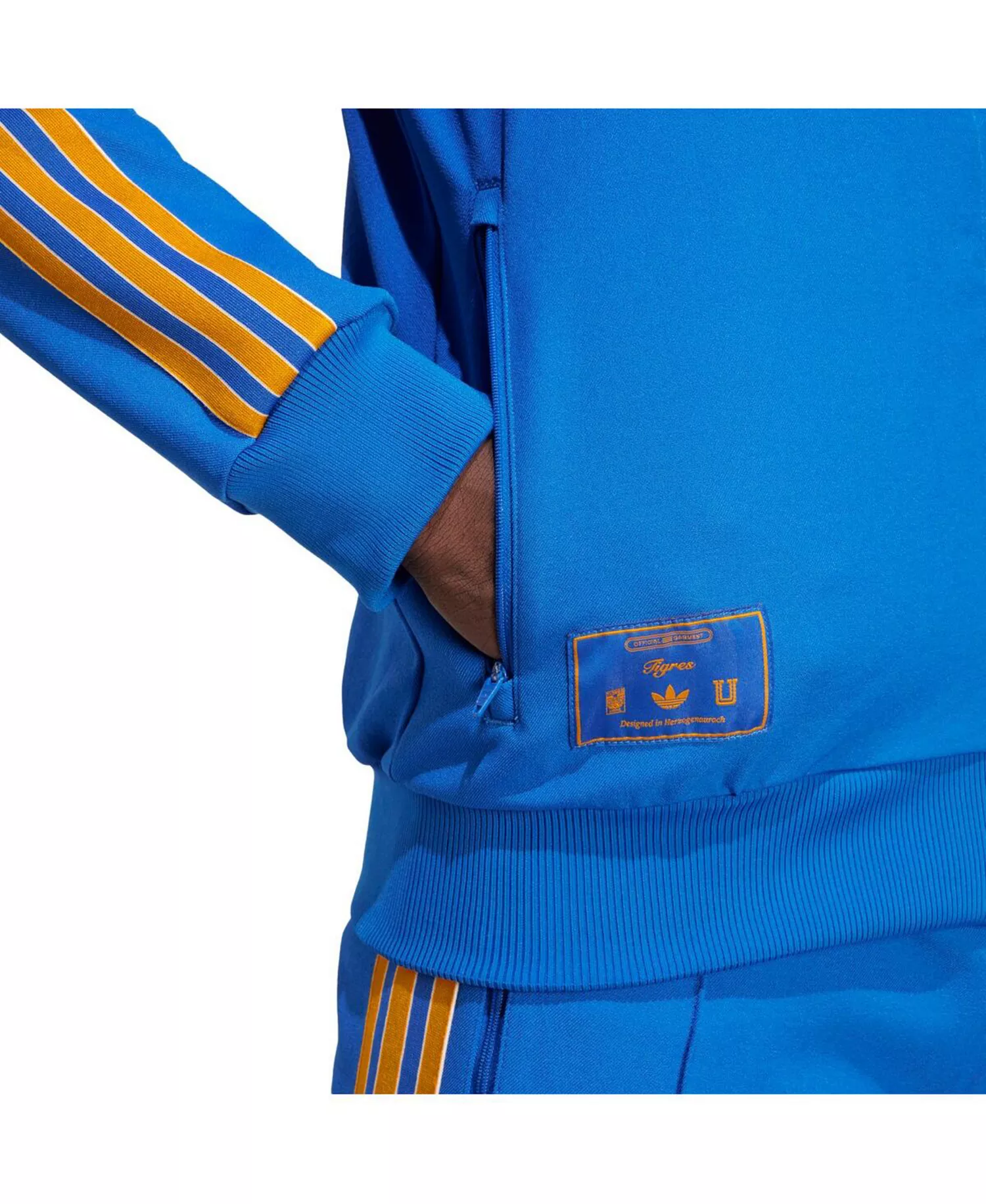 Men's Blue Tigres UANL Terrace Icons Full-Zip Track Jacket - Blue - L