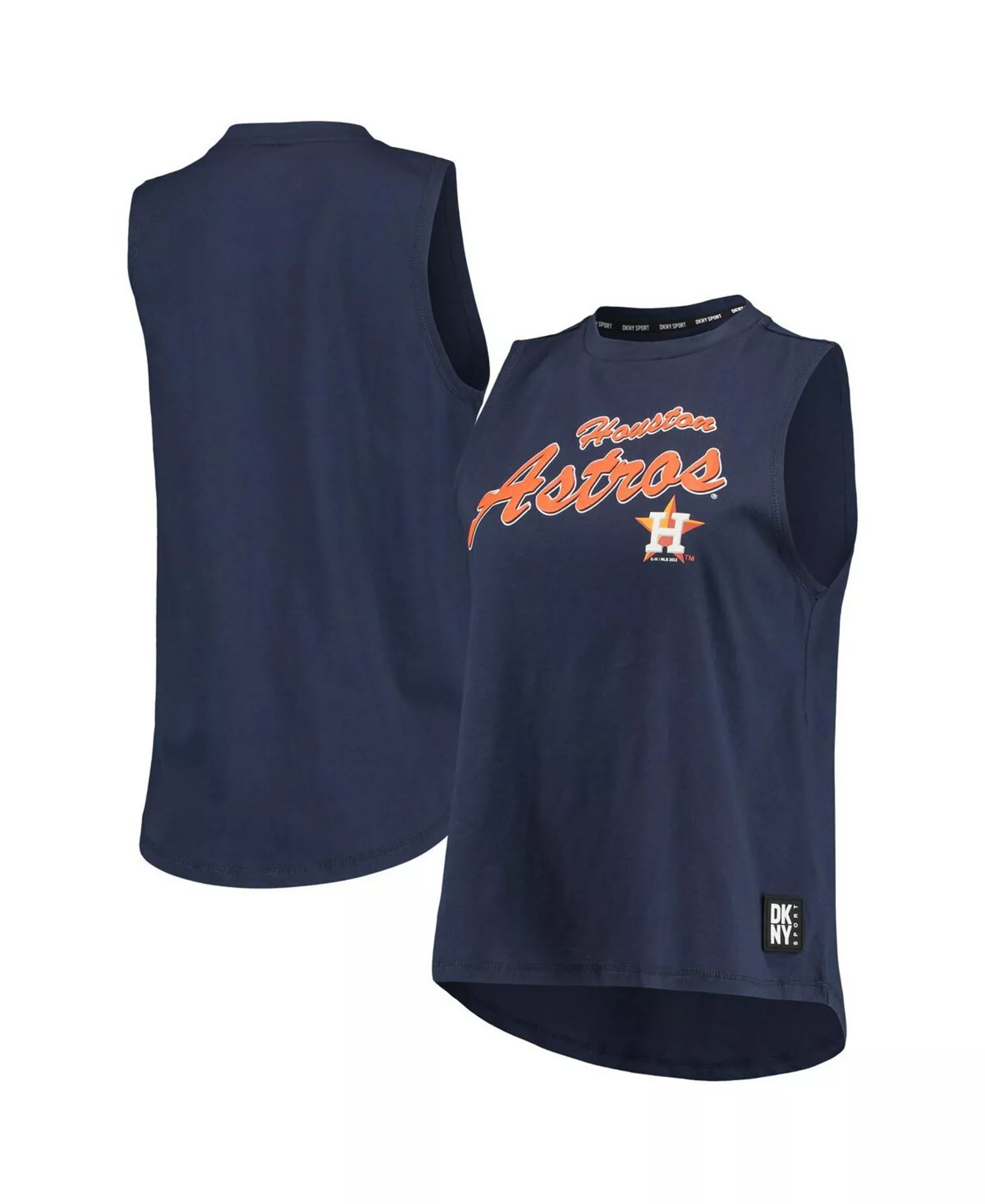 Women's Navy Houston Astros Marcie Tank Top - Navy - M