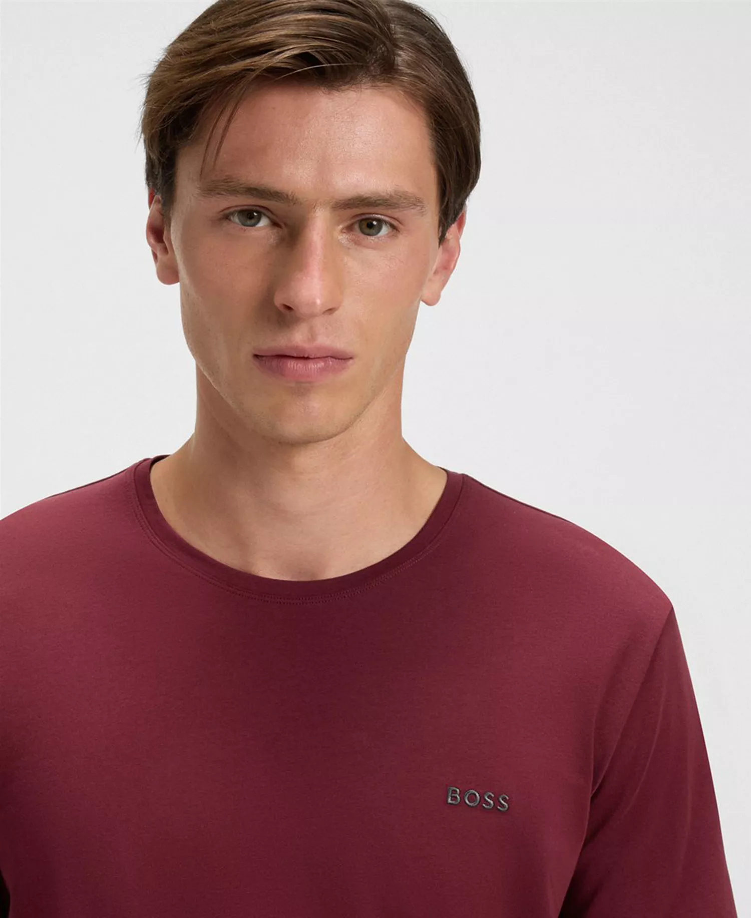 Men's Mix and Match Crewneck Short-Sleeve T-Shirt - Burgundy - L