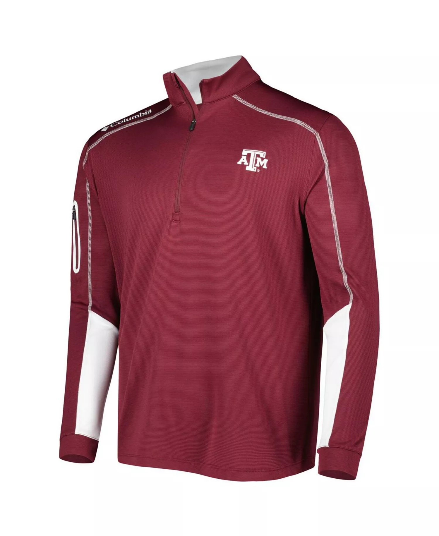 Men's Maroon Texas A&M Aggies Shotgun 2.0 Omni-Wick Quarter-Zip Jacket - Maroon - 2XL