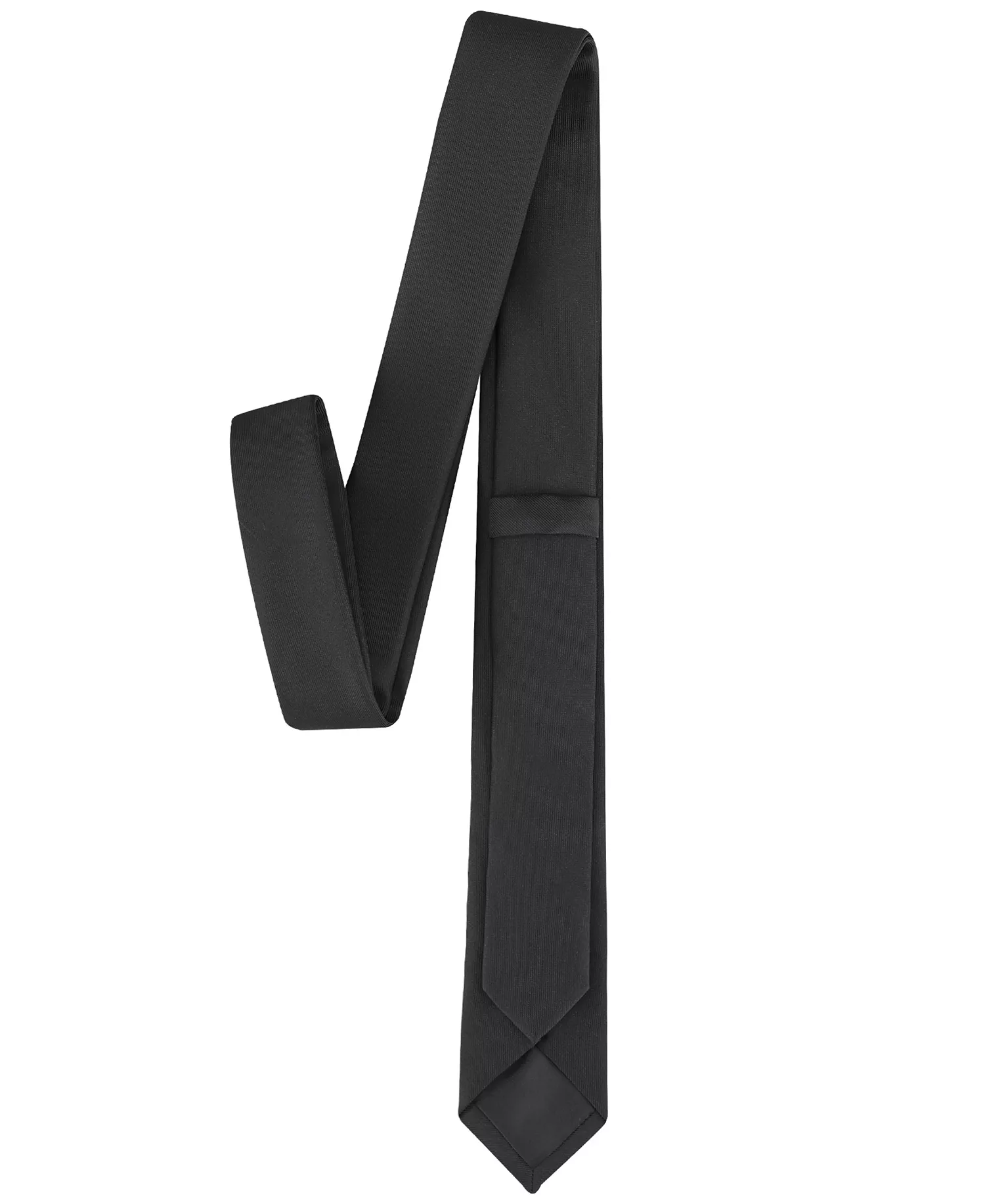 Men's Classic Textured Tie - Black - ONE SIZE