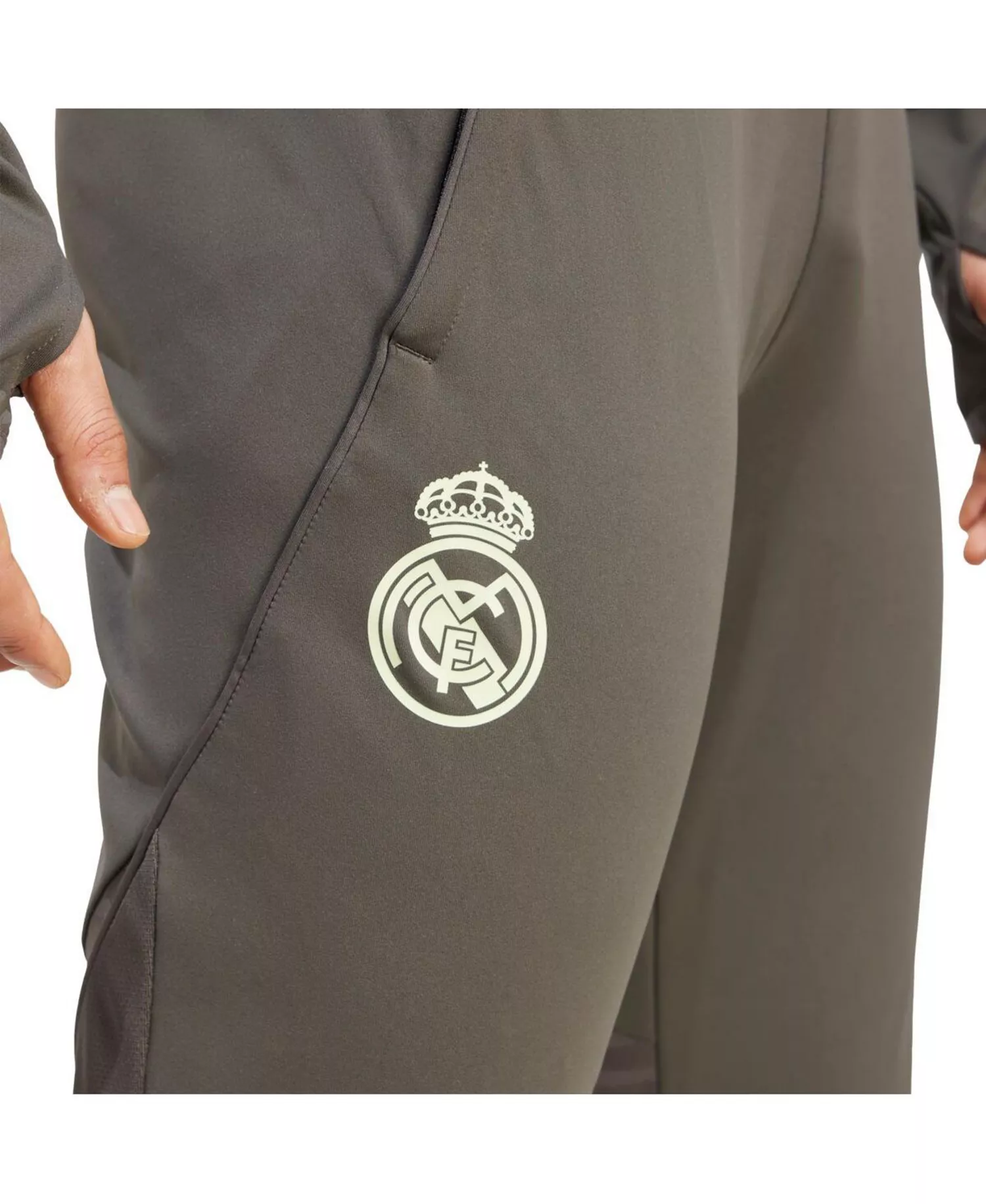 Men's Gray Real Madrid 2025/26 AEROREADY Training Pants - Gray - 2XL