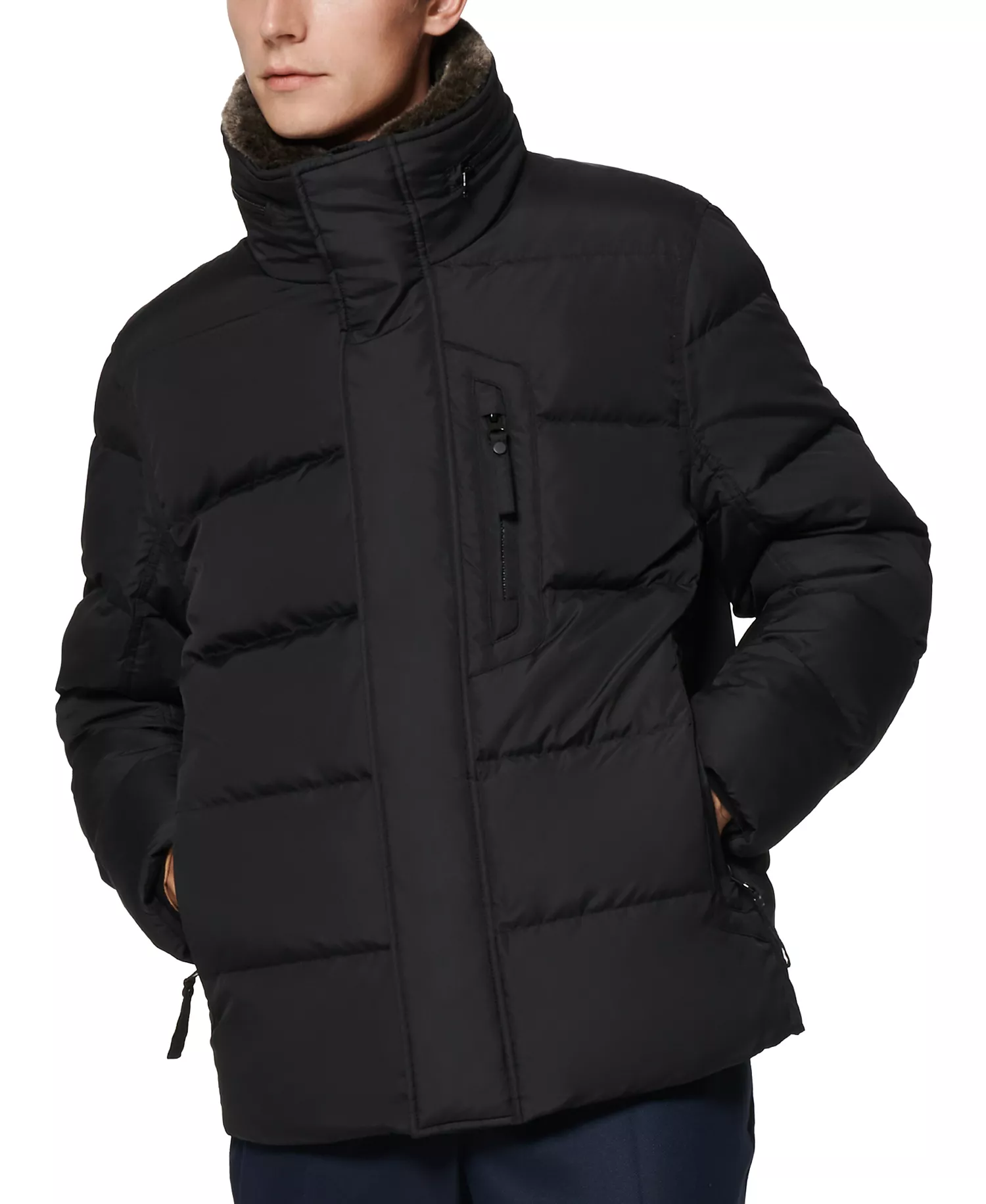 Men's Horizon Down Puffer Jacket - Black - 2XL