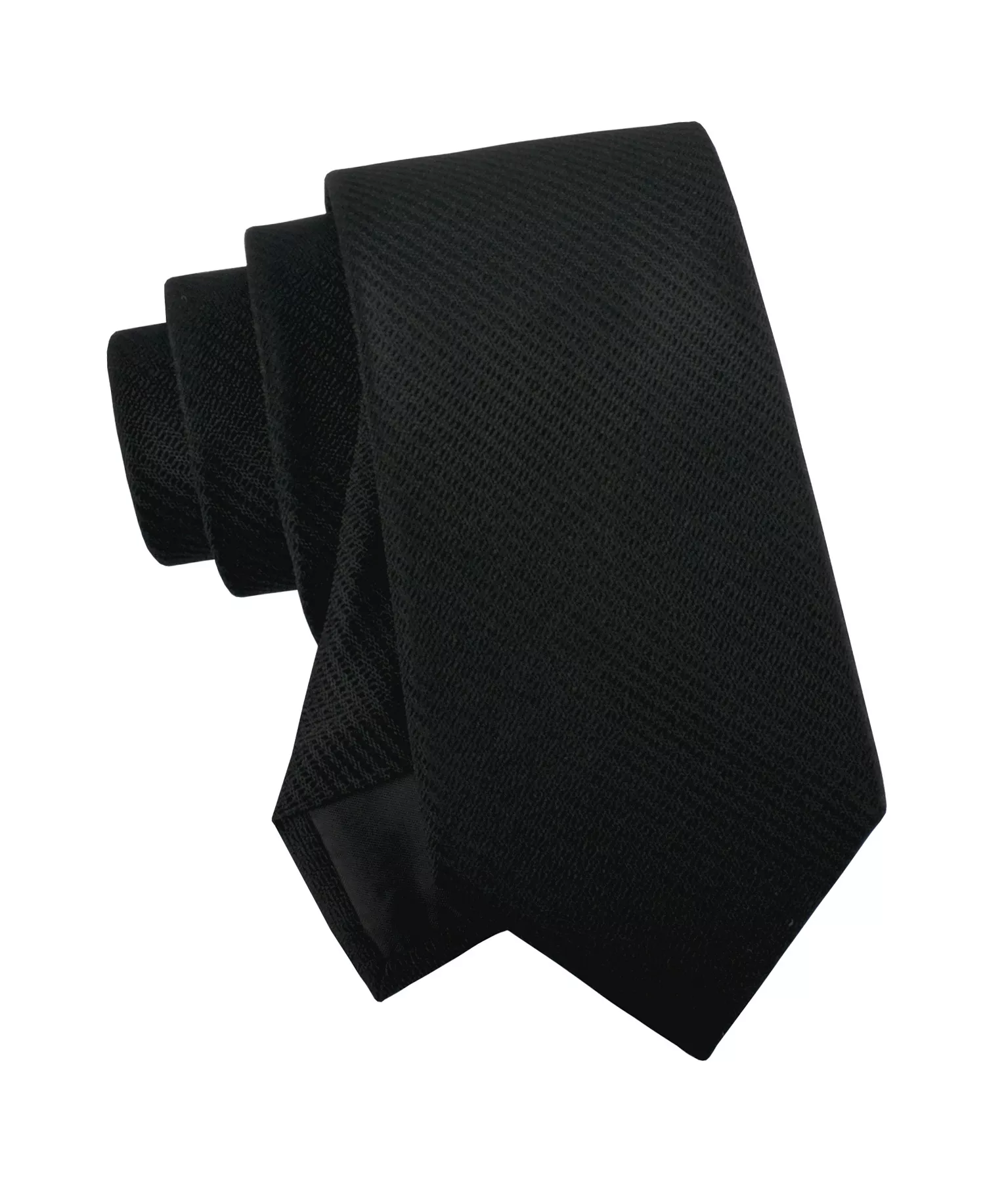 Men's Leah Micro Geometric Tie - Black - ONE SIZE