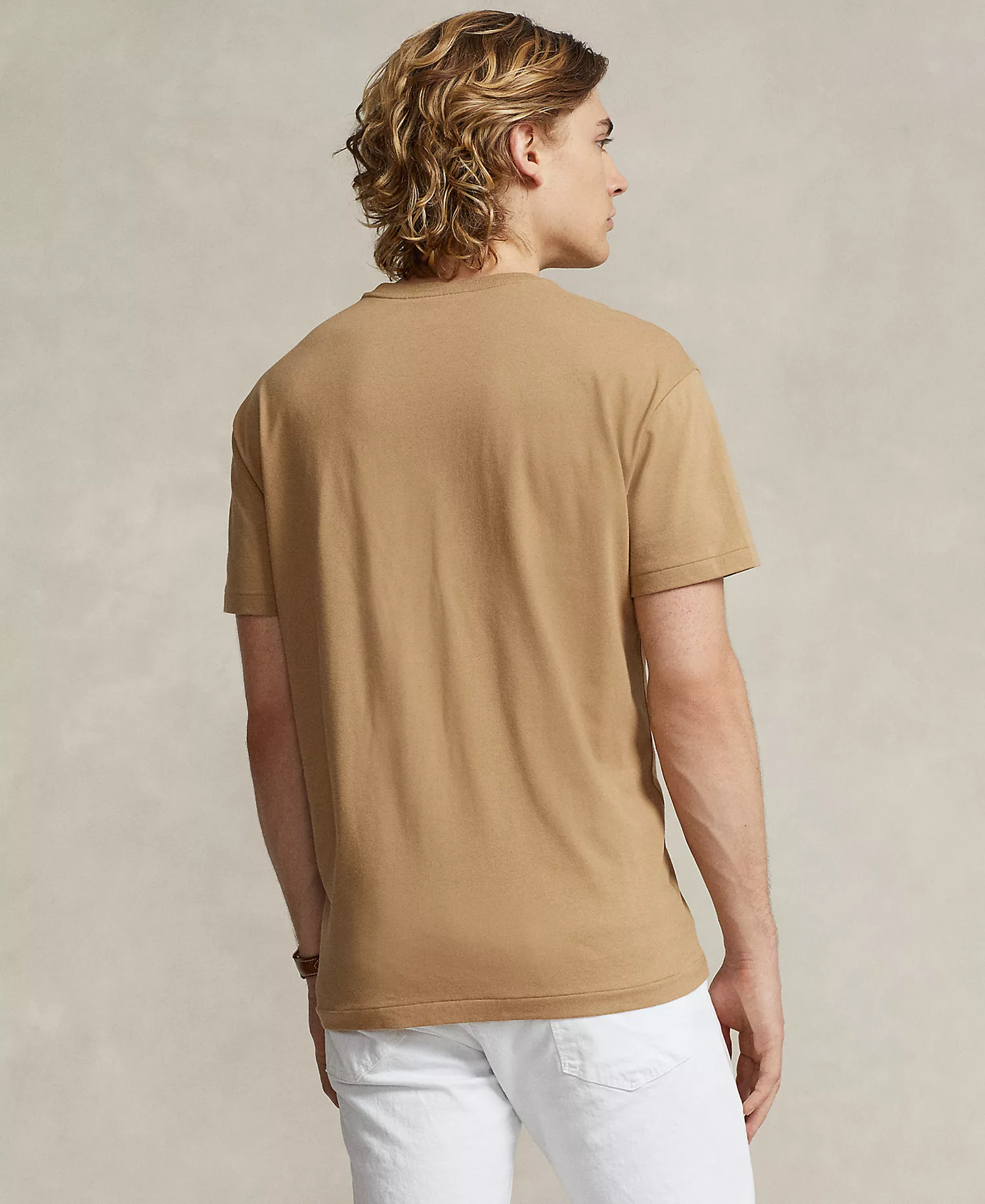 Men's Classic-Fit Jersey Pocket T-Shirt - Cafe Tan - 2XL