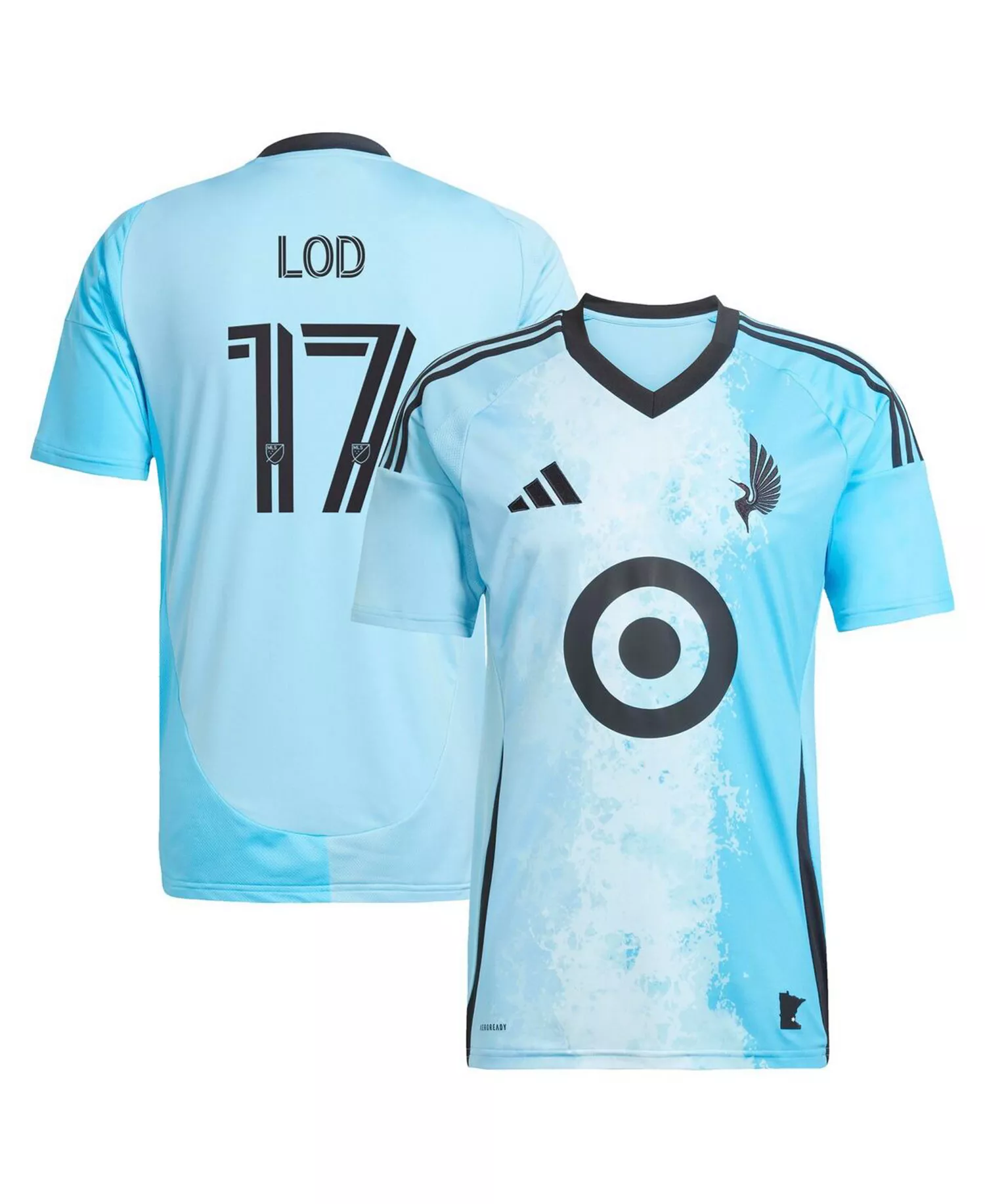 Men's Robin Lod Blue Minnesota United FC 2025 CONVERGENCE Replica Player Jersey - Blue - 2XL