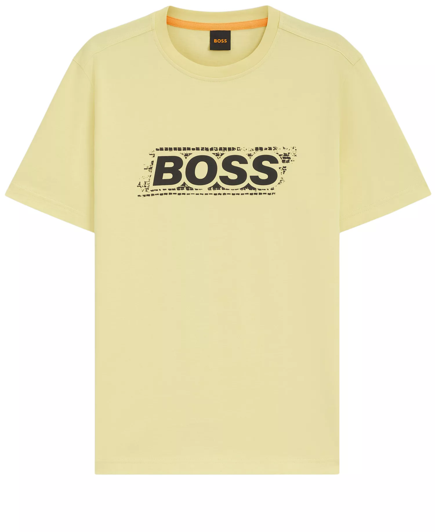 Men's Logo Artwork Cotton-Jersey T-Shirt - Yellow - 2XL