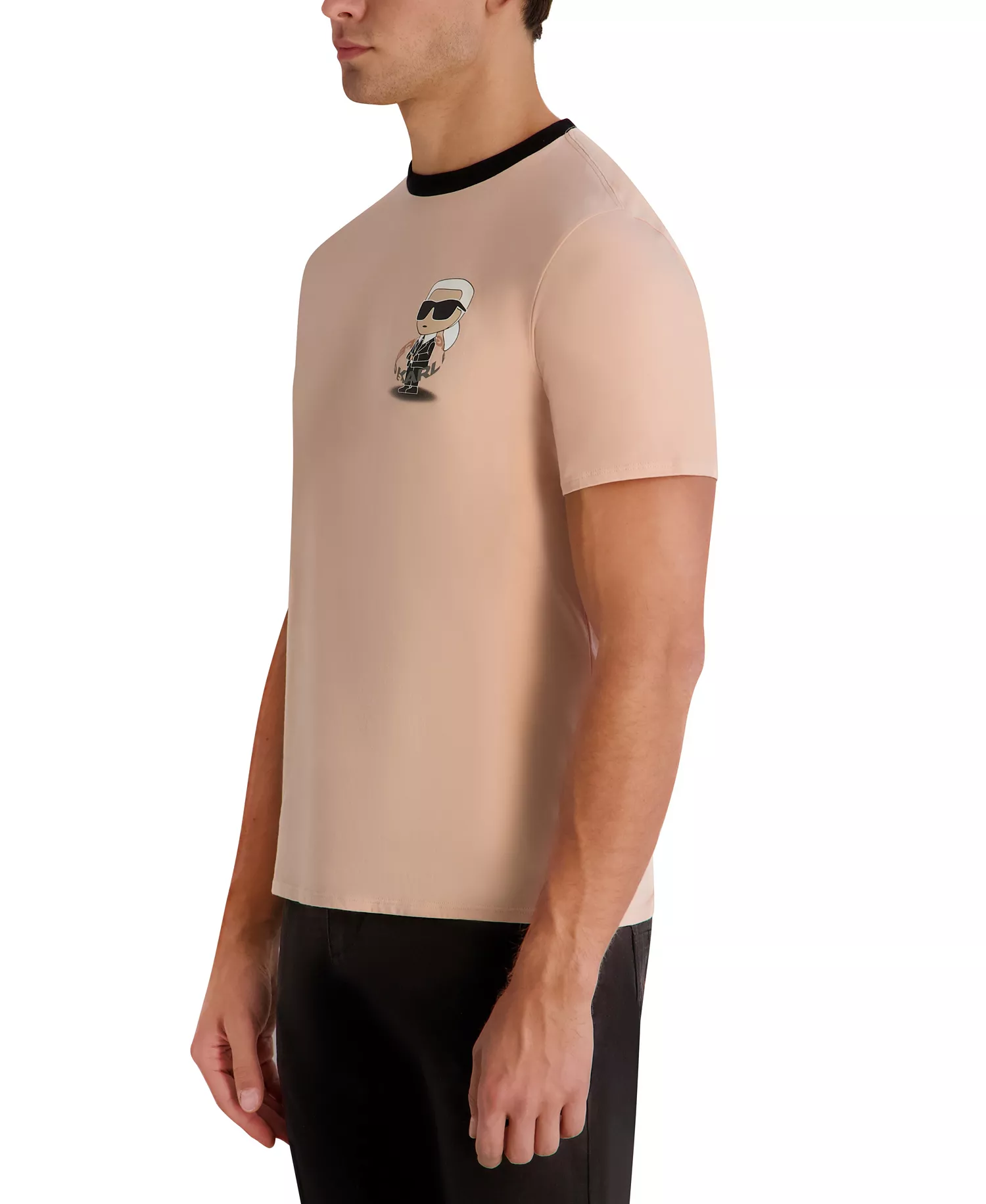 Men's Floating Chest Graphic T-Shirt - Rose - 2XL