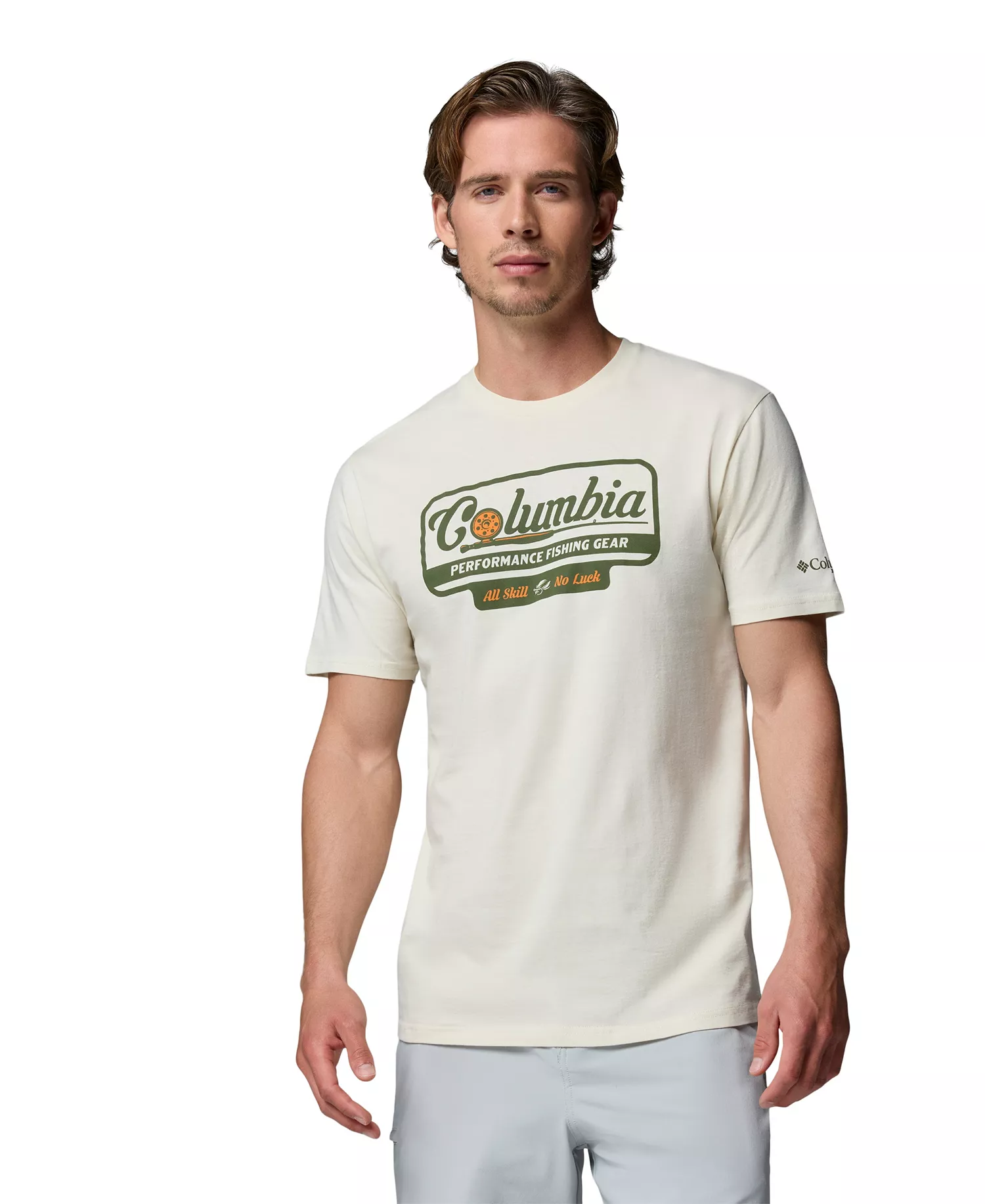 Men's PFG Jake Graphic T-Shirt - Chalk - L