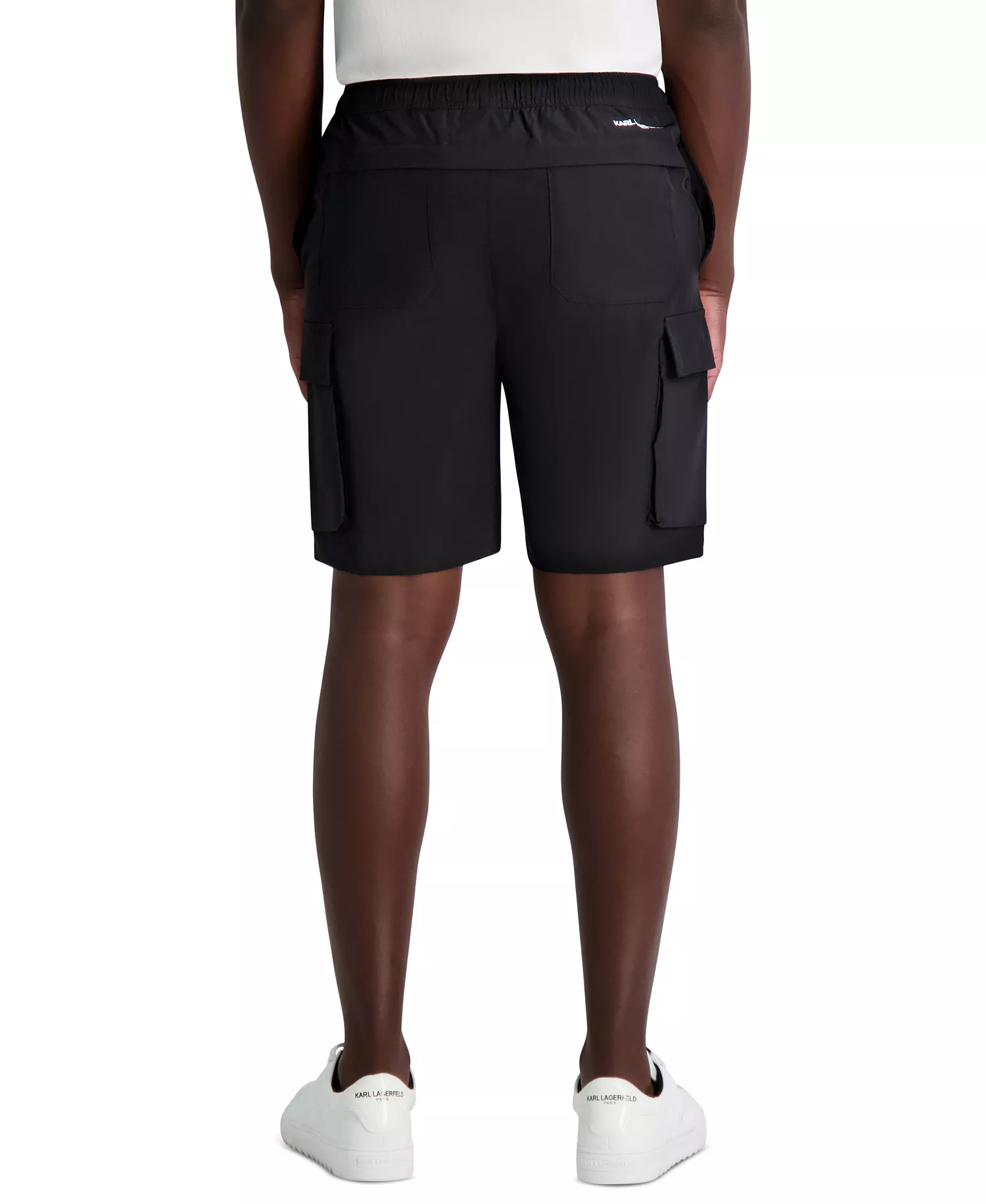 Men's Drawstring 8.5" Cargo Shorts - Black - 2XL
