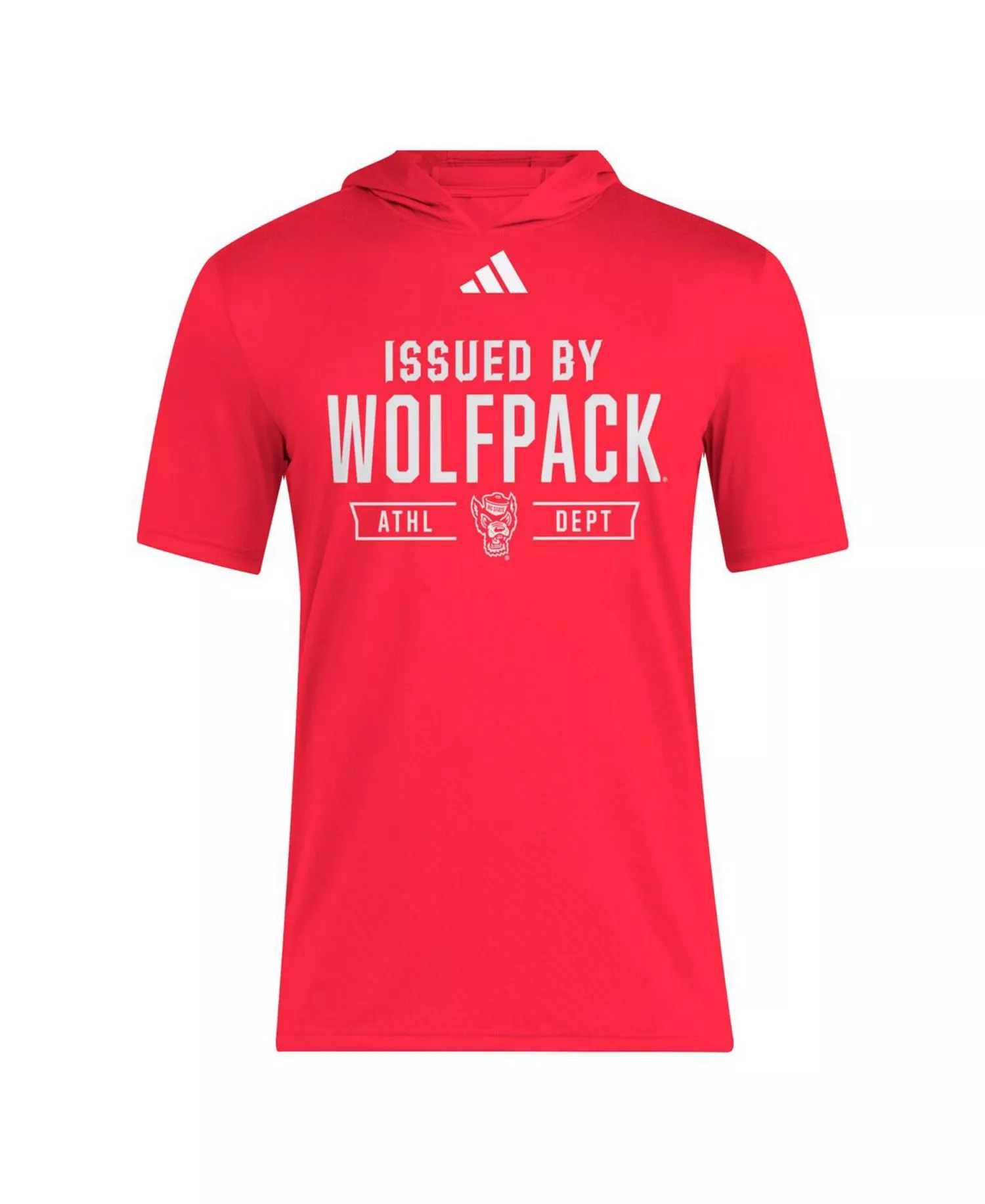 Men's Red NC State Wolfpack 2025 AREOREADY Sideline Training Hooded T-Shirt - Red - 2XL