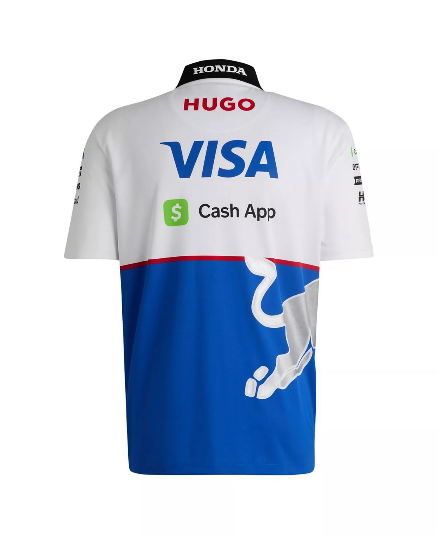 Men's Royal/White RB Cash App Quarter-Zip Polo - Royal, White - XS