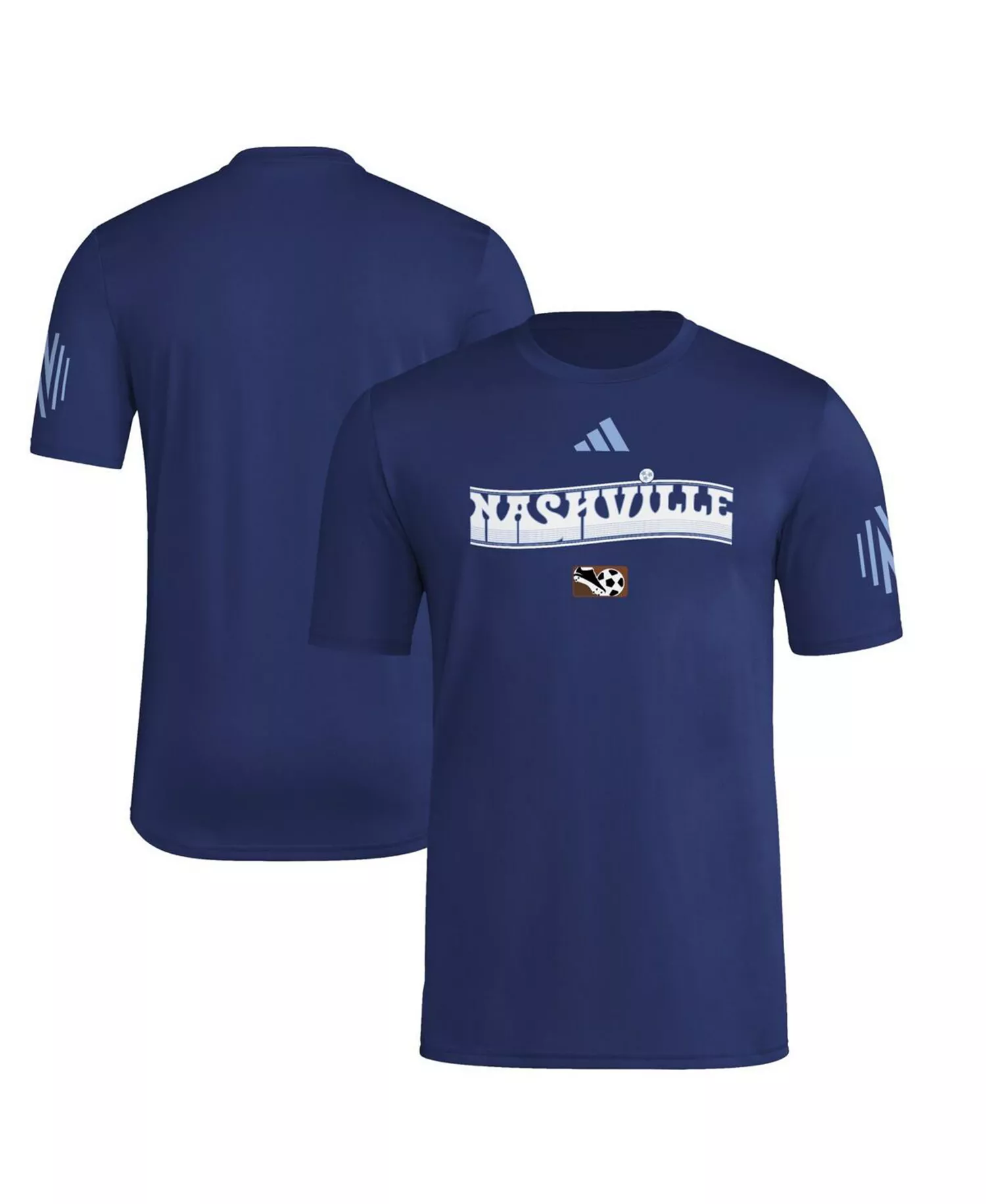 Men's Navy Nashville SC 2025 Archive Collection Jersey Hook T-Shirt - Navy - M