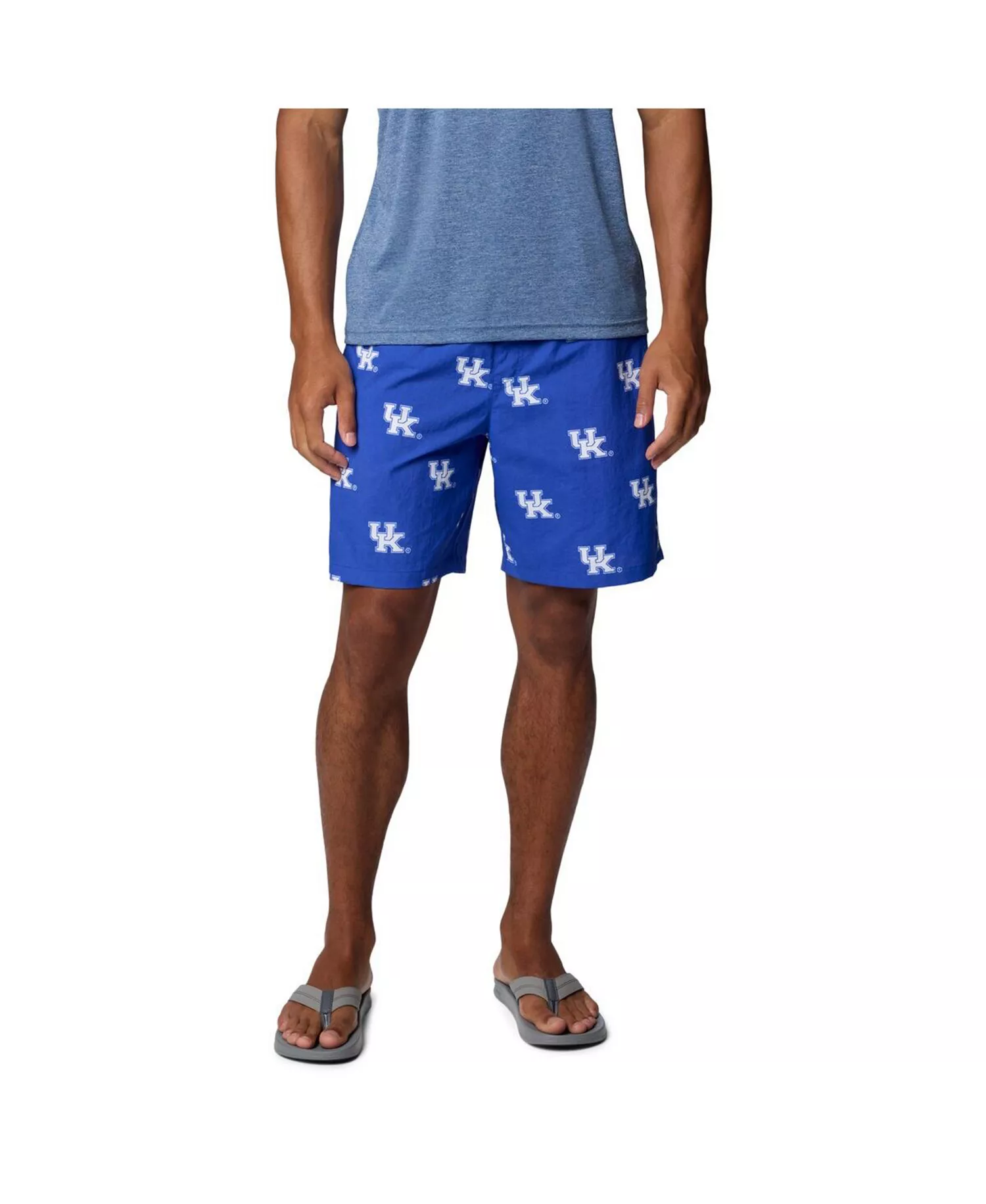 Men's Royal Kentucky Wildcats Backcast III Printed Short - Royal - L