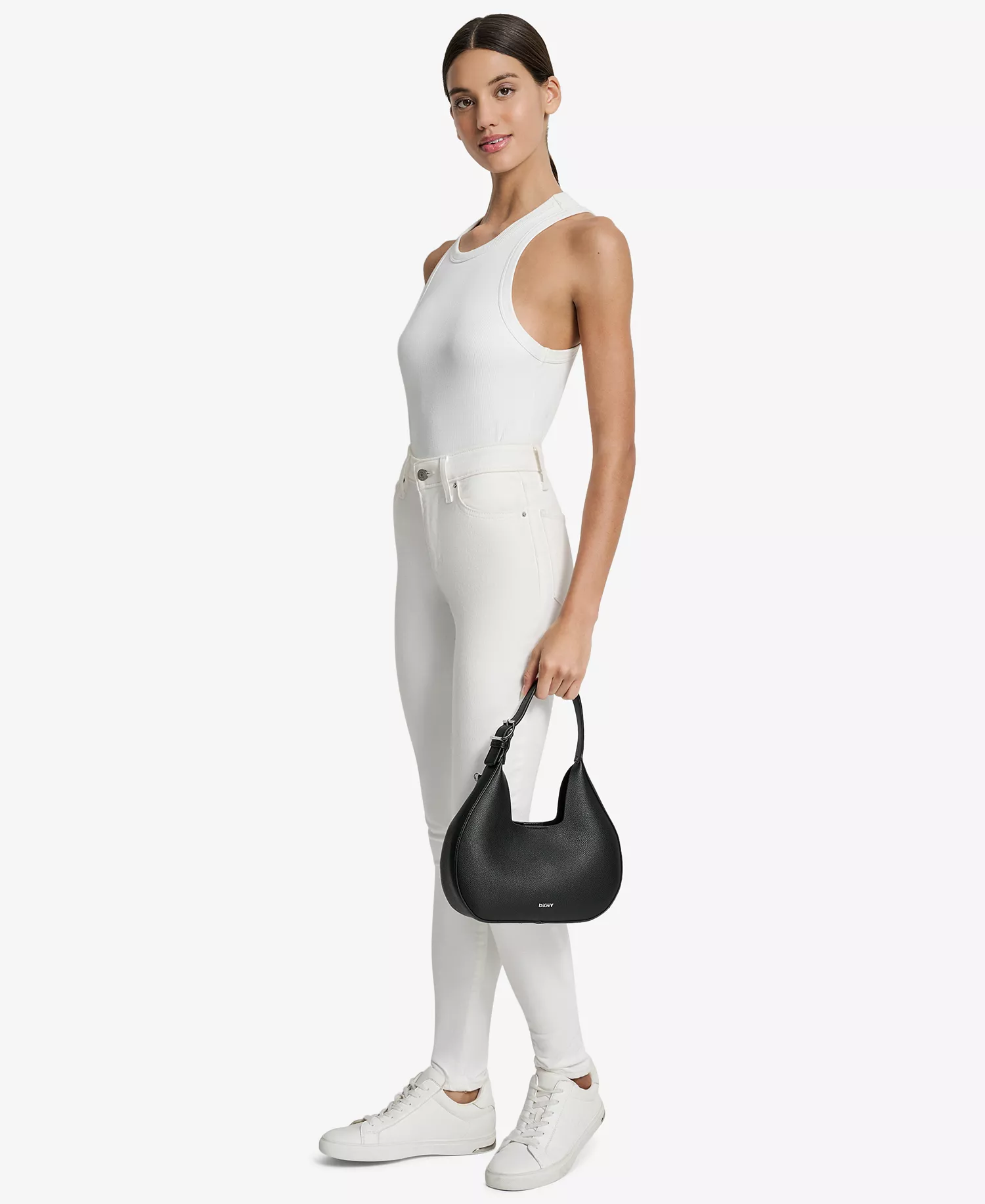 Women's Camila Small Hobo Handbag - Black - Small