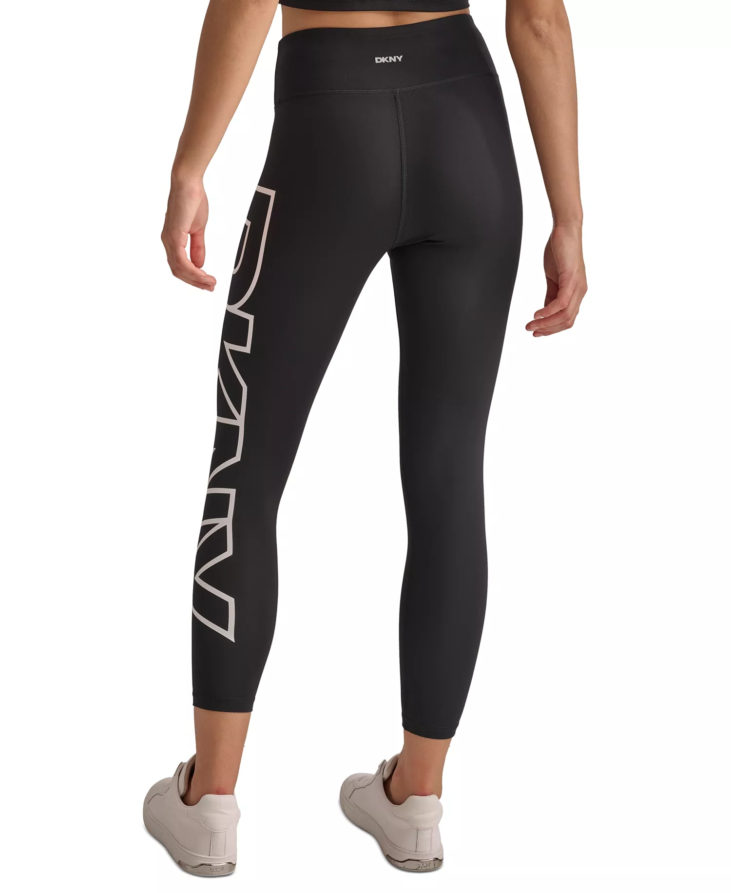 Women's High-Rise Logo Graphic 7/8 Leggings - Blk/wht - L