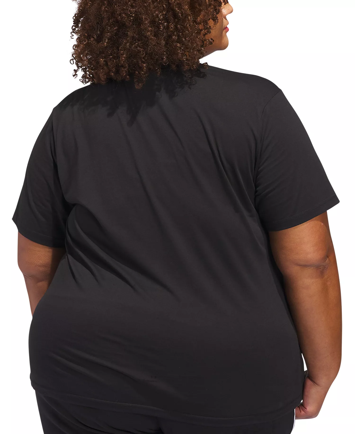 Plus Size Essentials Logo T-Shirt - Black - 1X