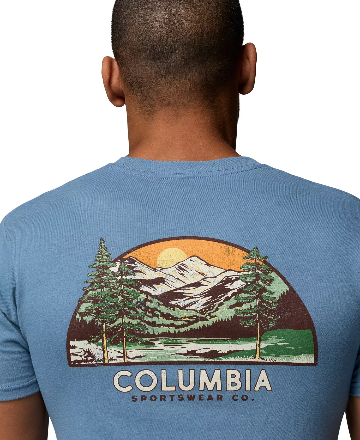 Men's Short-Sleeve Harold Graphic T-Shirt - Light Blue - L