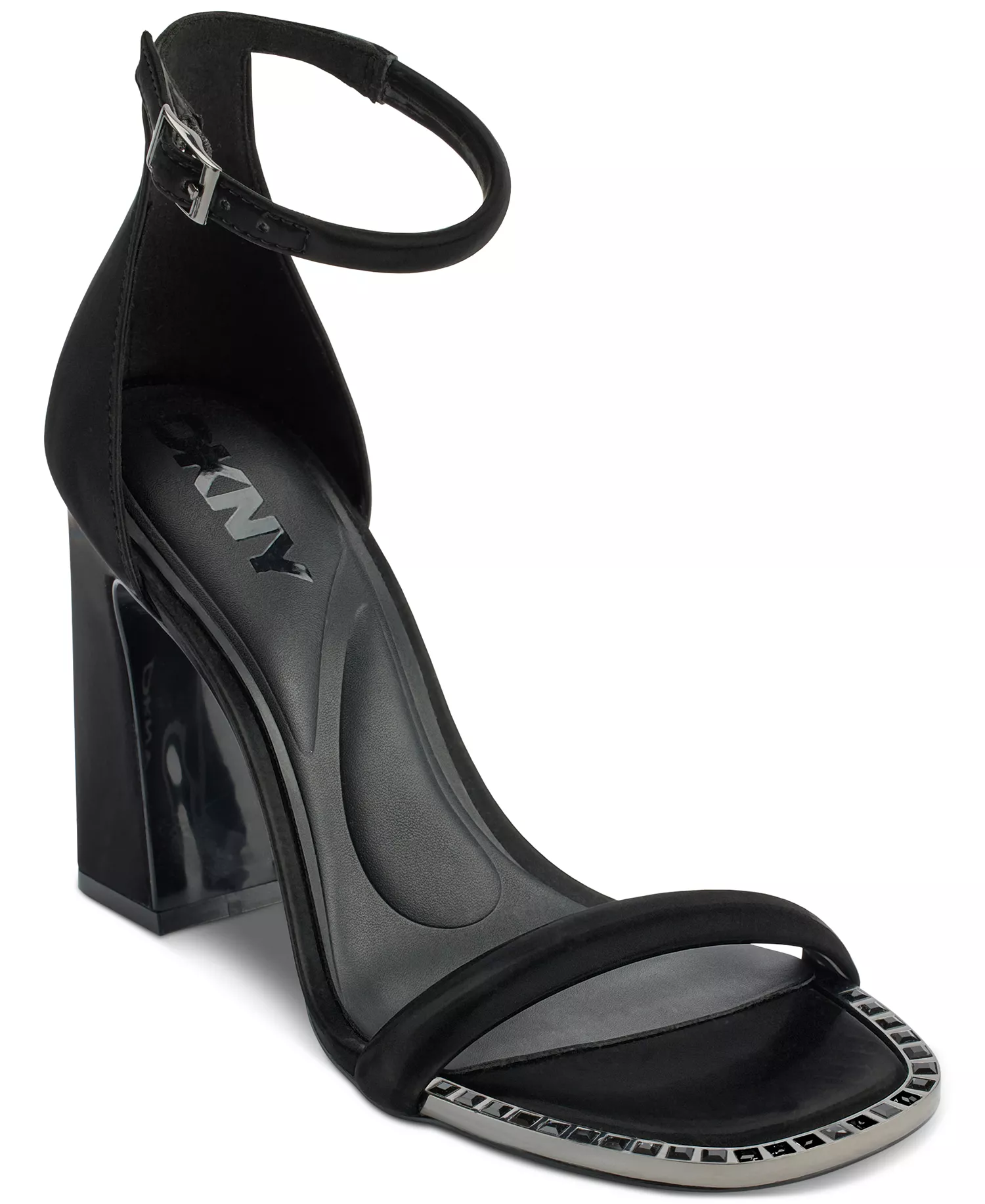 Women's Waylin Ankle Strap Dress Sandals - Black - 10M