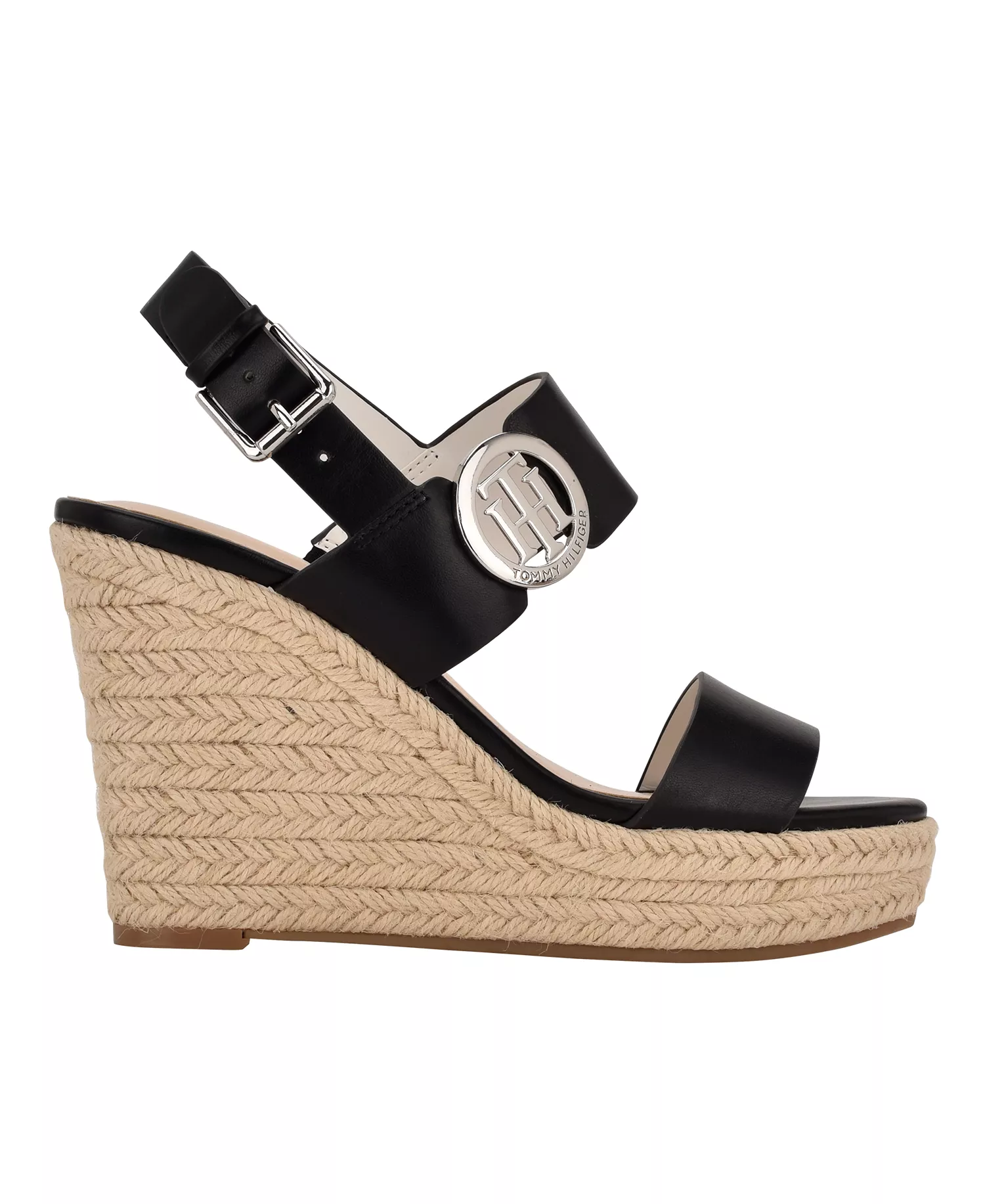 Women's Kahdy Logo Wedge Sandals - Black - 10M