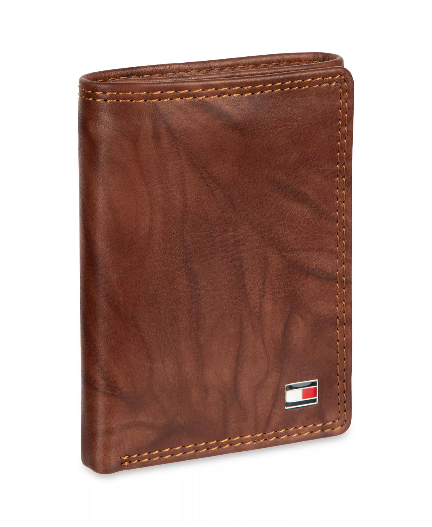 Men's Ribbon Striped Trifold Wallet