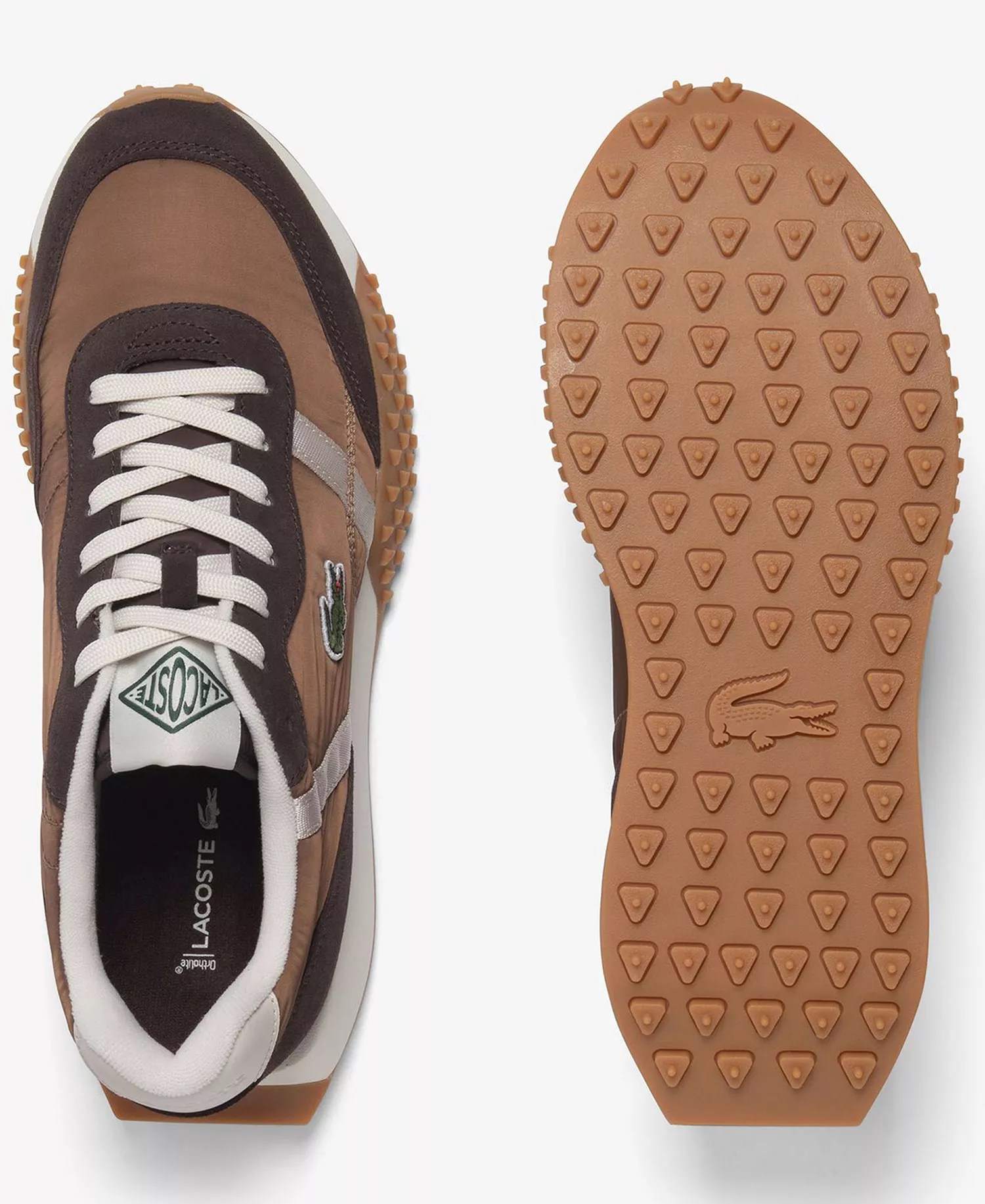 Men's L-Spin EVO Round-Toe Sneakers - Dark Brown - 10M