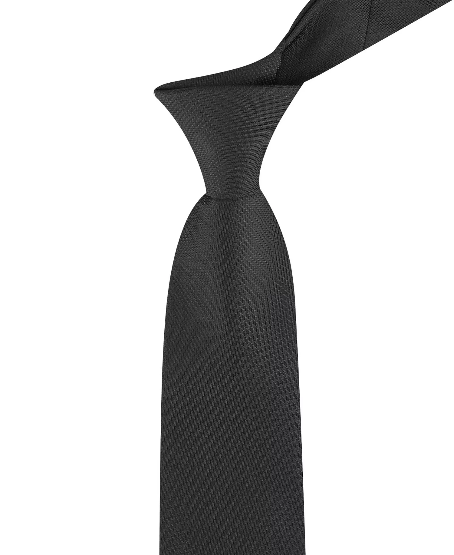 Men's Quinn Solid Classic Tie - Black - ONE SIZE