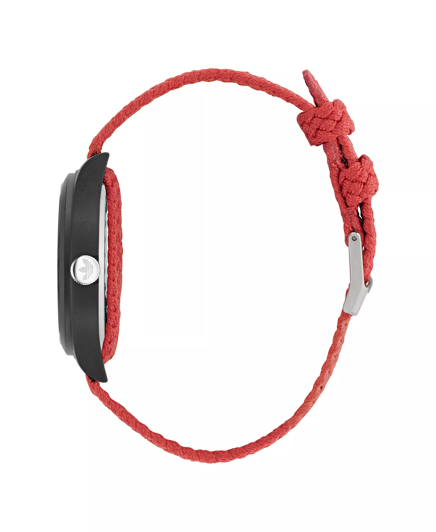 Unisex Analog Red Nylon Watch, 39mm - Red - No Size