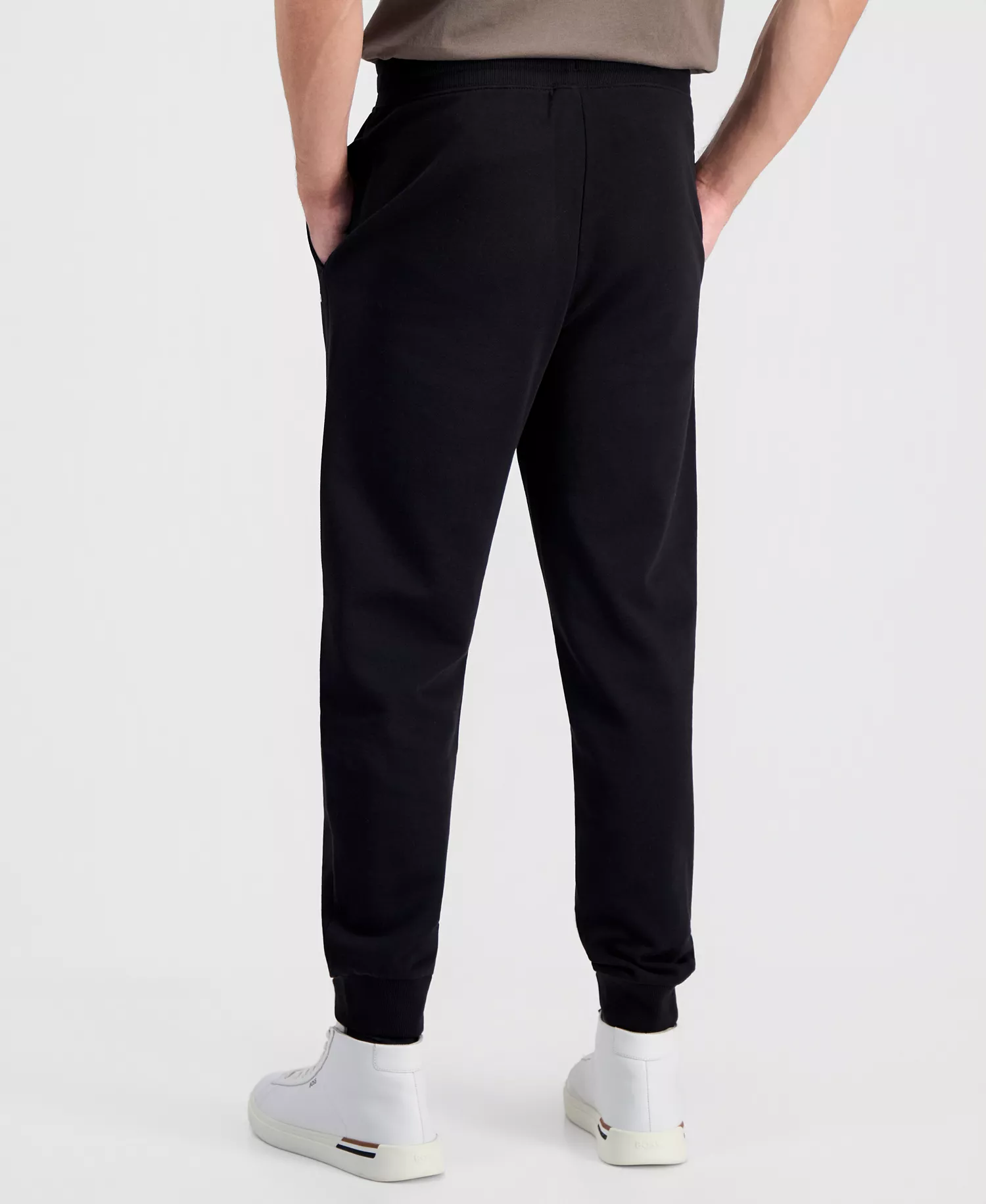 Men's Dayote Jersey Trouser Pants - BLACK - L