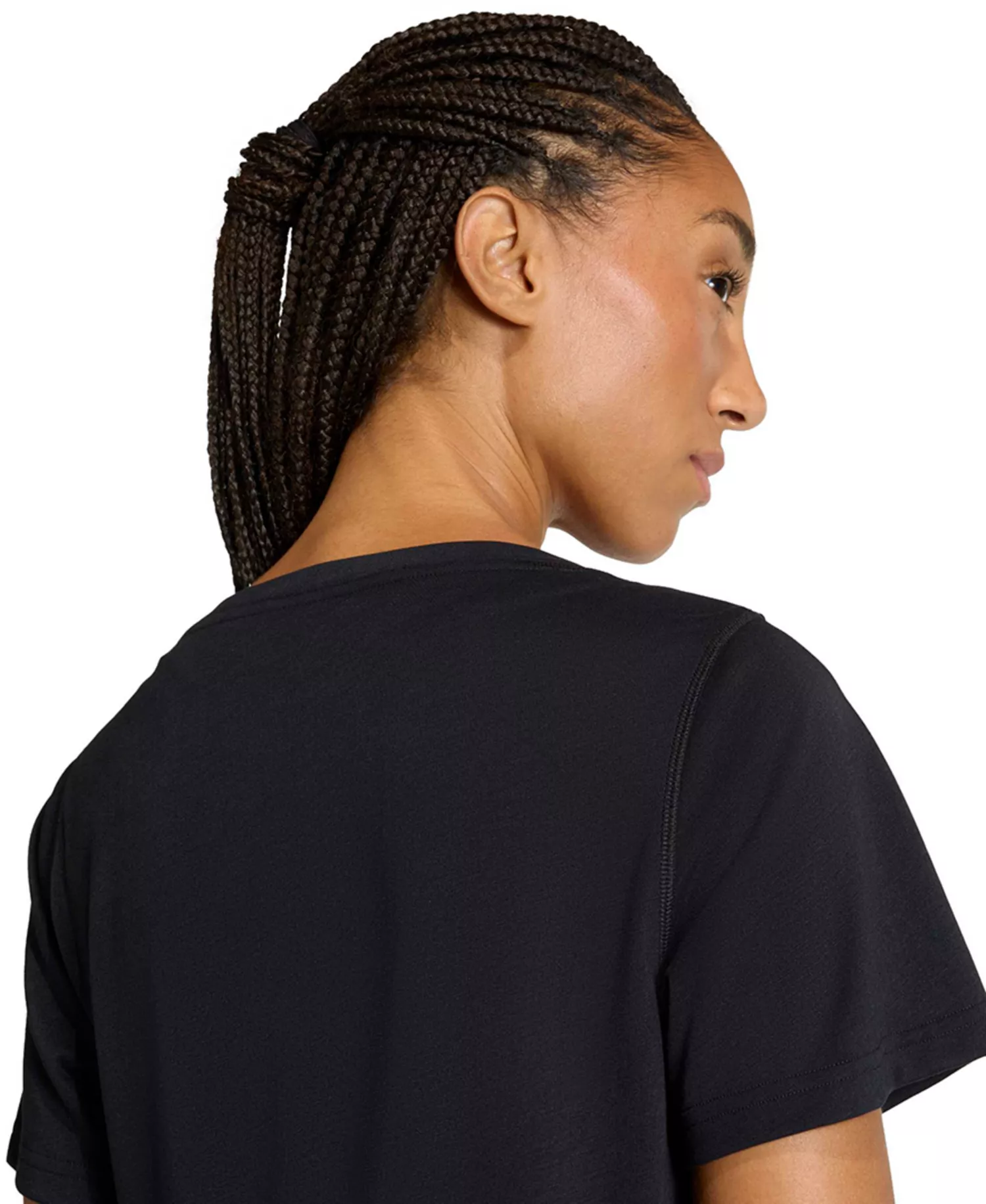 Women's Workout Essentials Seamless Scoop Neck T-Shirt - Black - 2XL