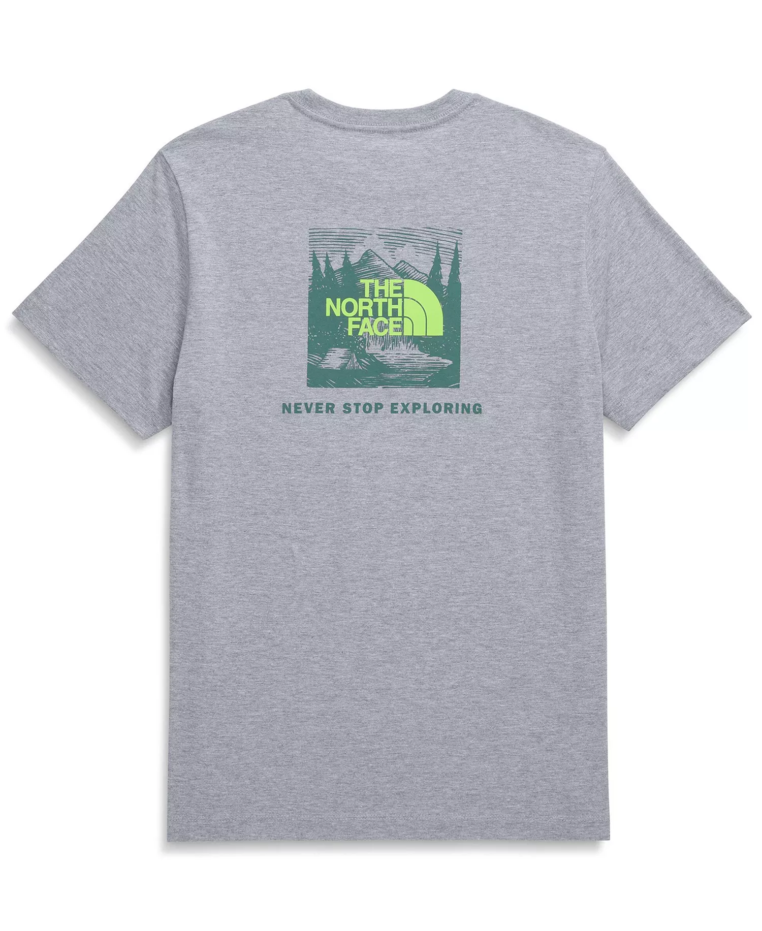 Men's Never Stop Exploring Nature T-Shirt - Pale Gray Heather - L