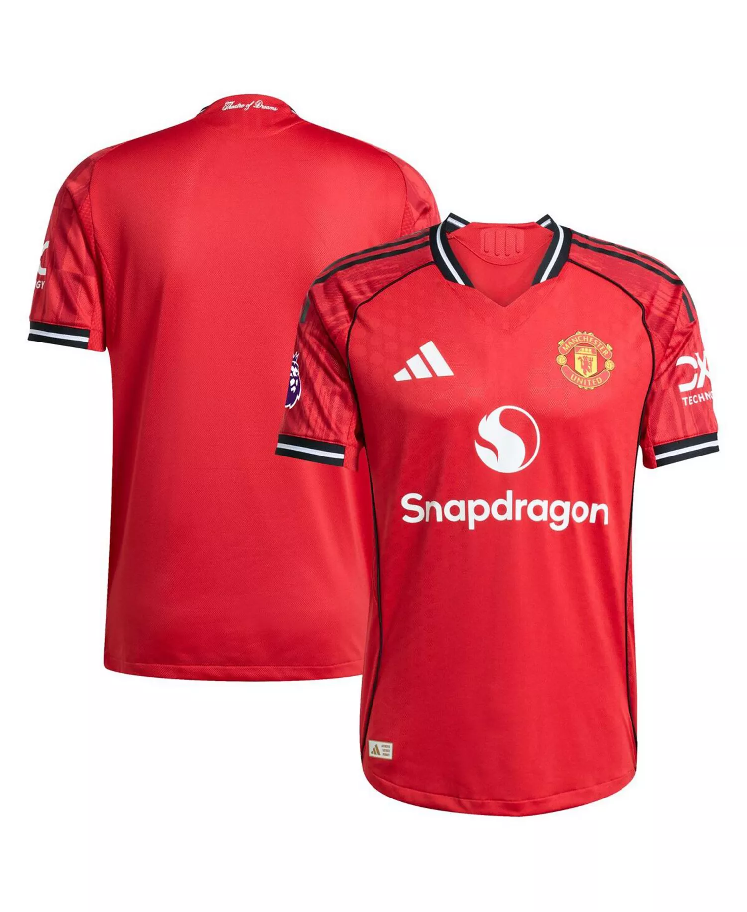 Men's Red Manchester United Home 2025/26 Authentic Player Jersey - Red - 2XL