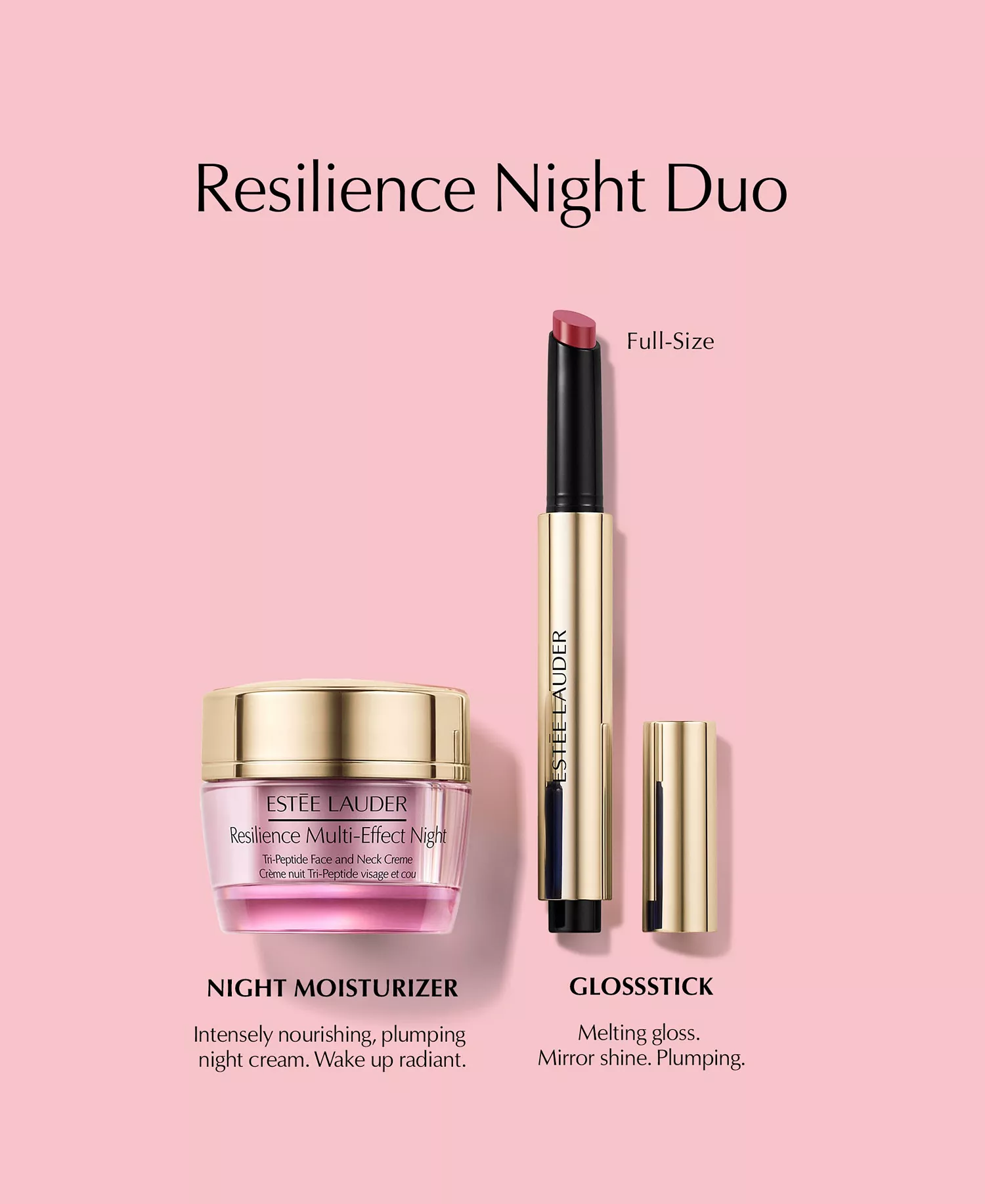 Spend $90, Get More! Choose a FREE Night Essentials Duo with any $90 Estée Lauder purchase (Up to a $230 Value!) - Resilience Night Duo - No Size