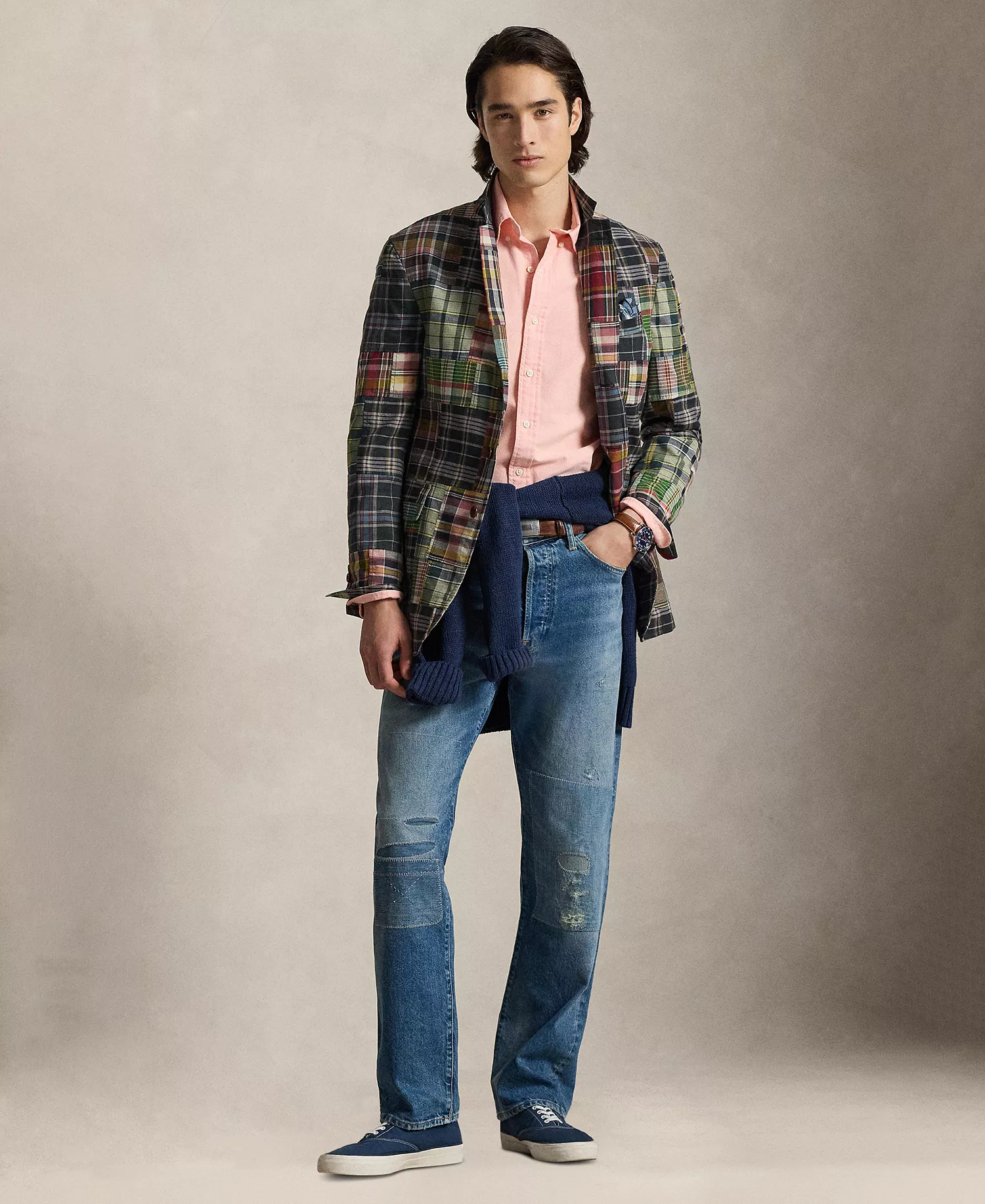 Men's Classic-Fit Iconic Oxford Shirt - Peach - 2XL