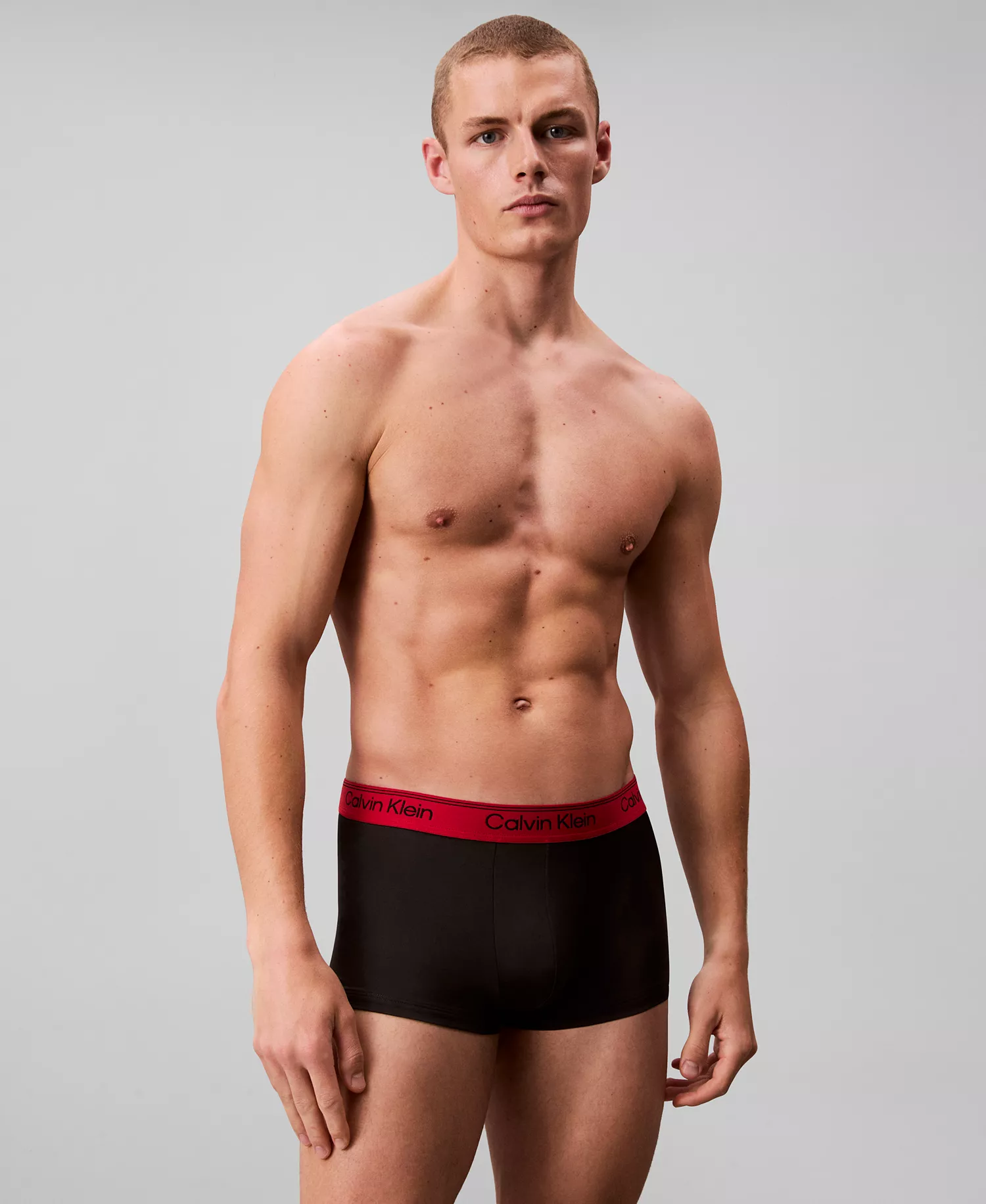 Men's 3+1 Bonus Micro Stretch Low Rise Trunks Pack - Black Bodies/Black/ Sleet Adrenaline Rush - L