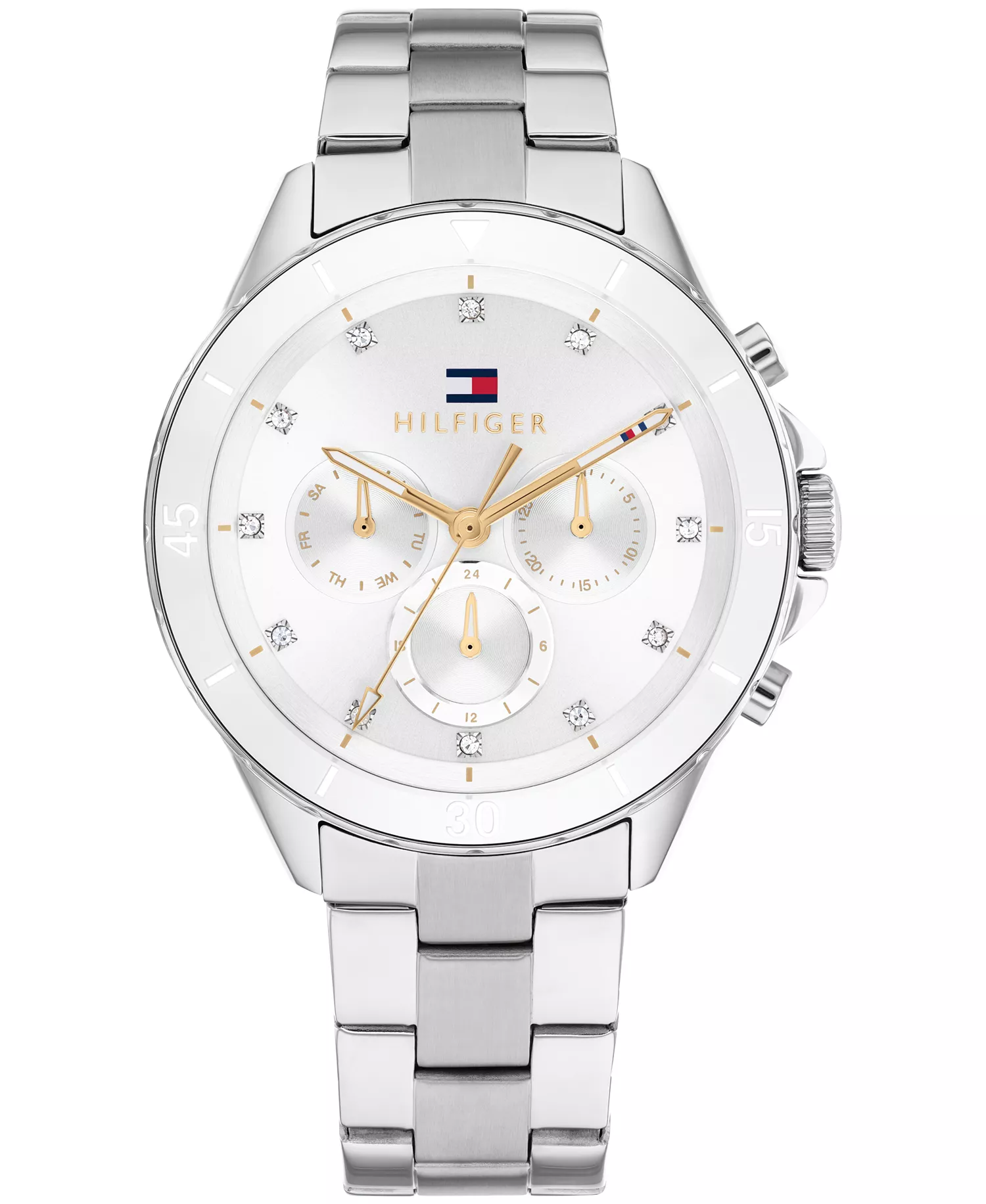 Women's Multifunction Silver-Tone Stainless Steel Watch 40mm - Silver - One Size Fits All
