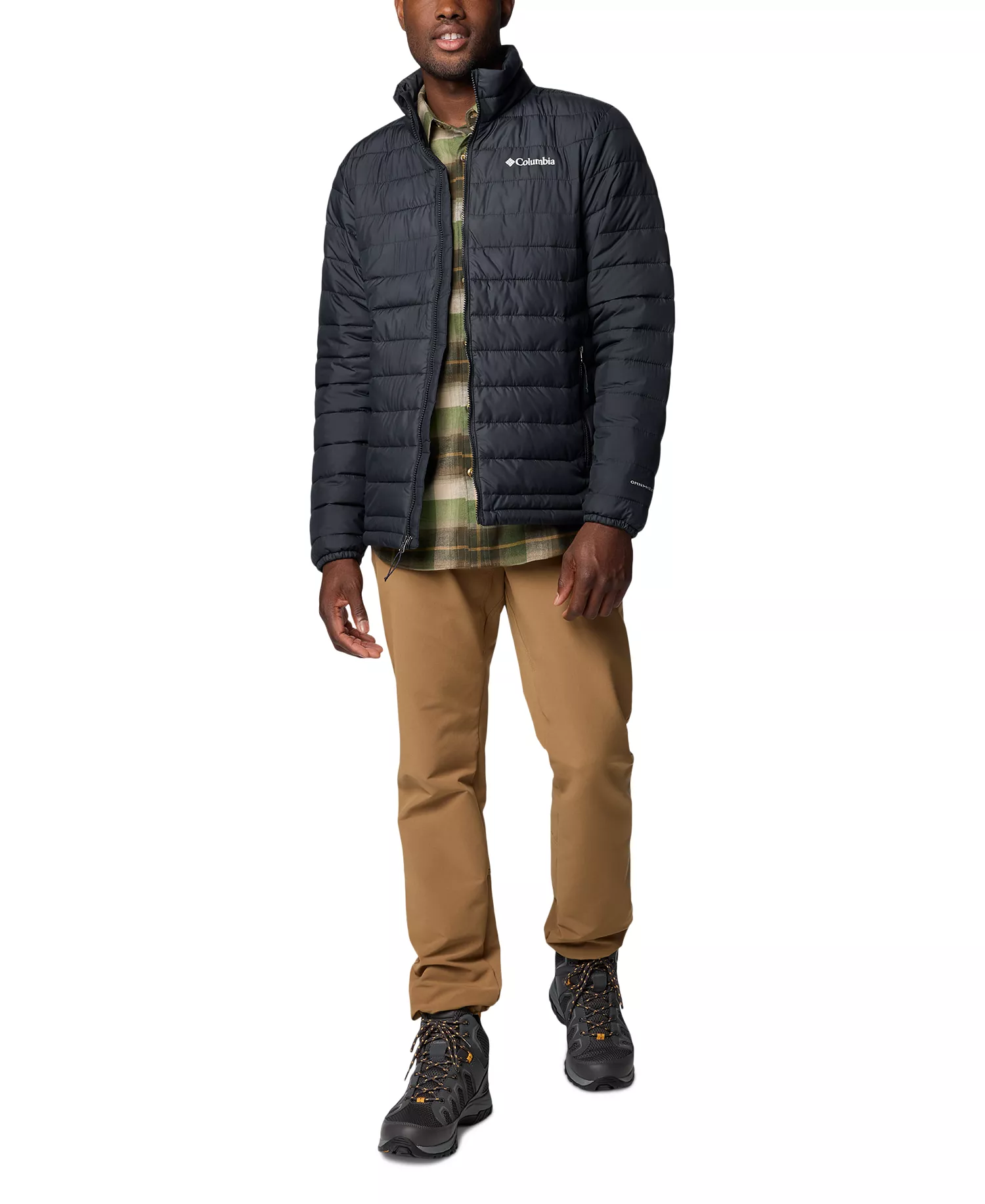 Men's Powder Lite II Puffer Jacket - Black - L
