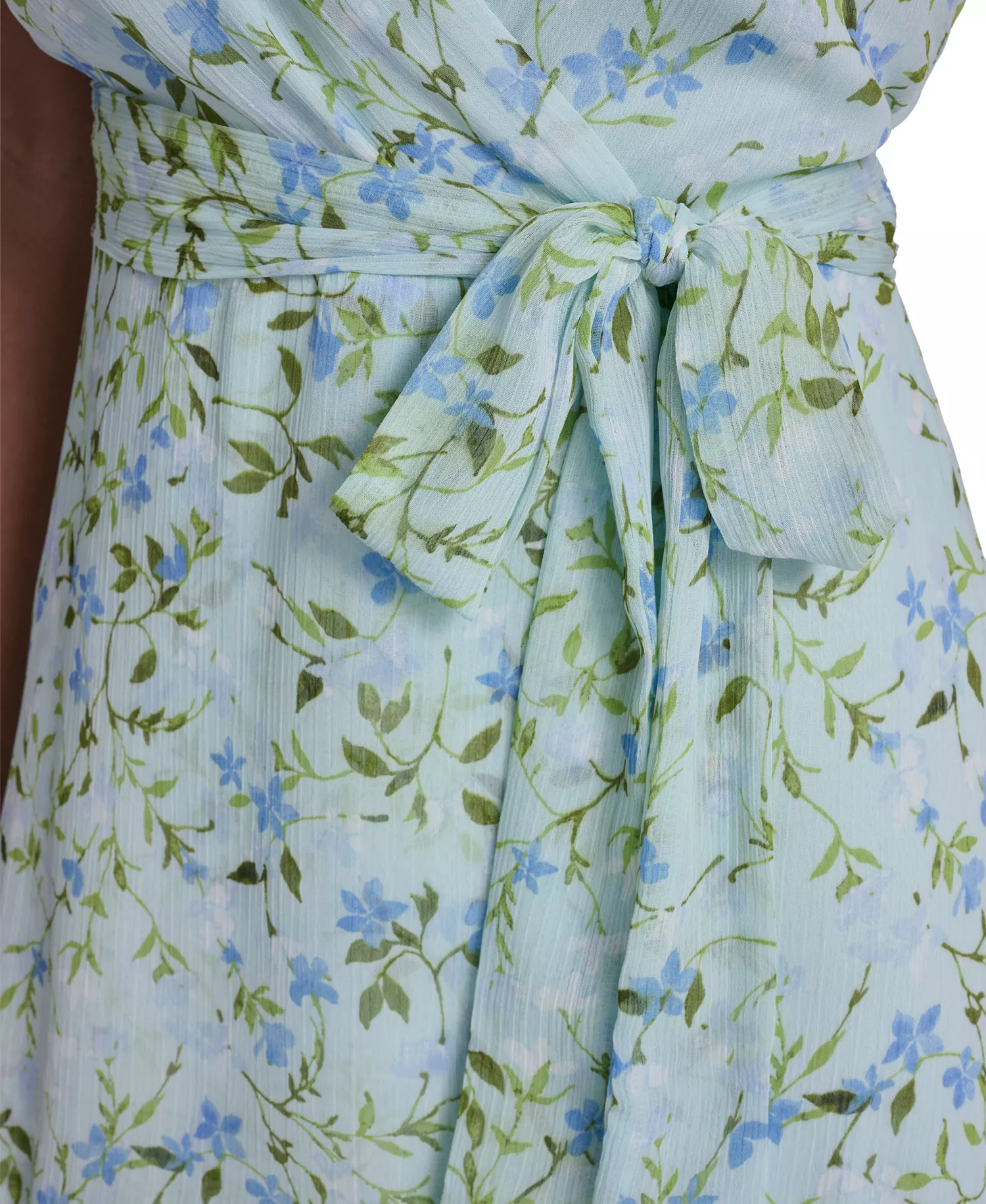 Women's Flutter-Sleeve Wrap Dress - Harbor gray - 10