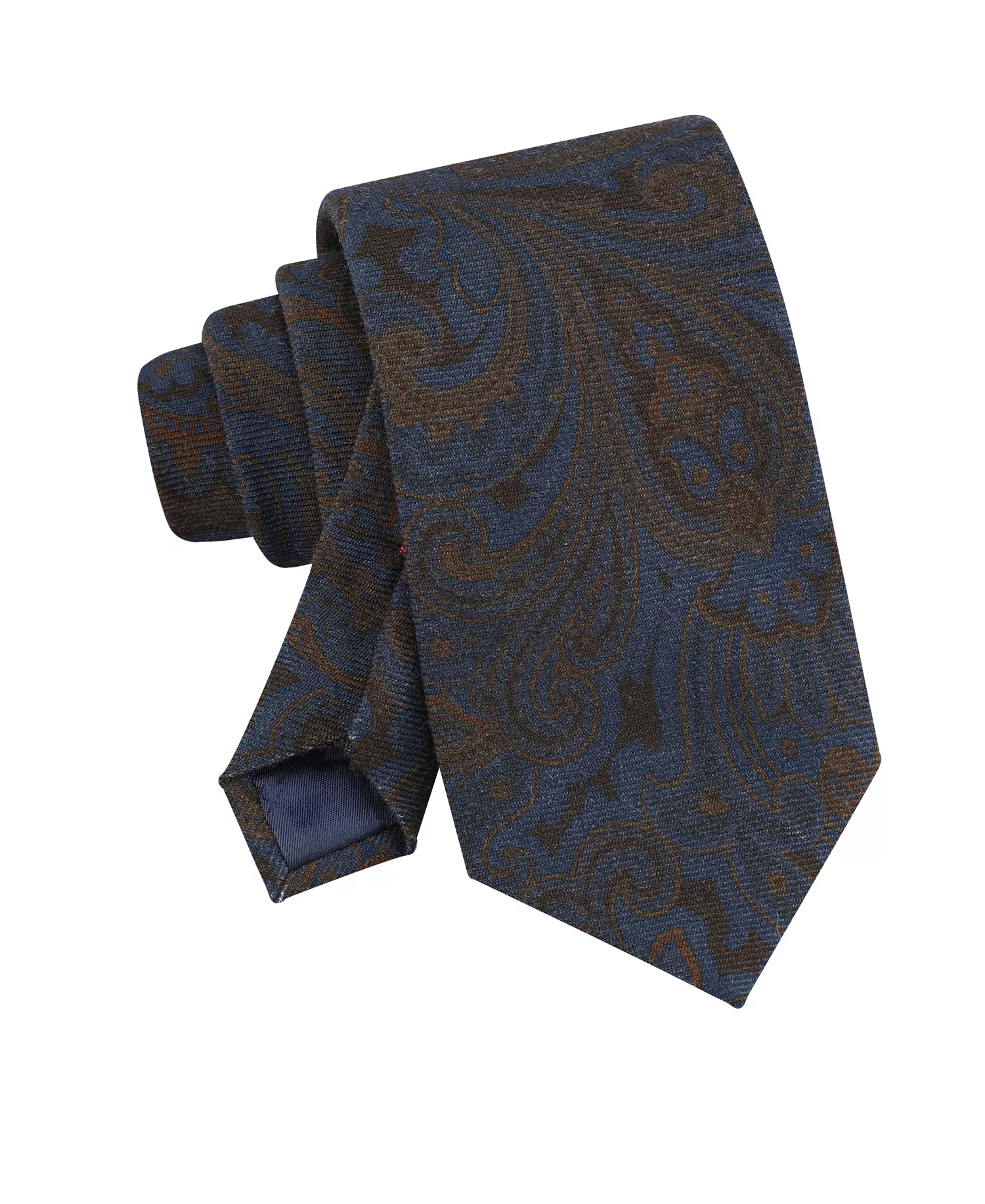 Men's Hadley Paisley Print Tie - Brown - ONE SIZE