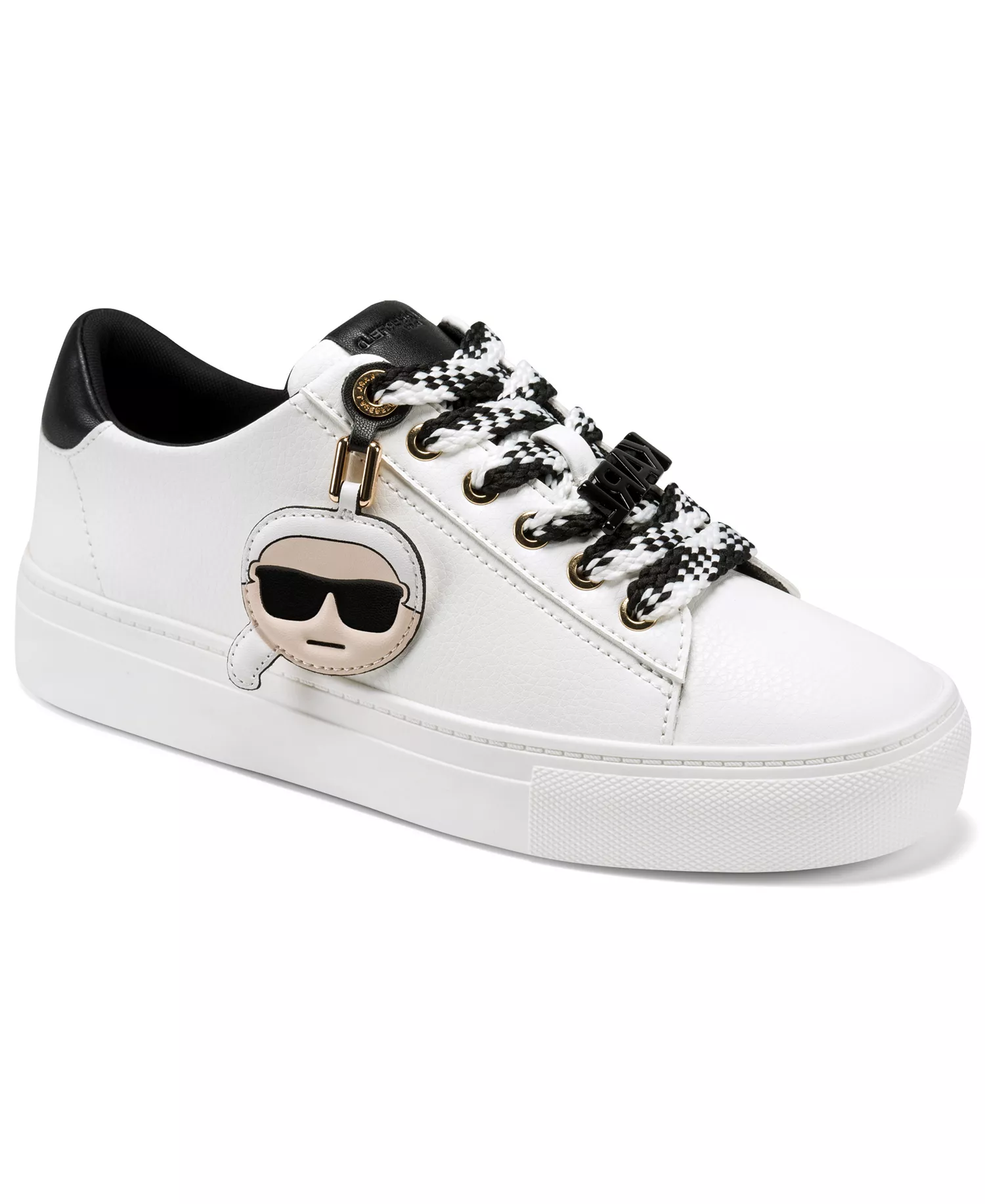 Women's Capree Lace-Up Sneakers - Bright White/Black - 10