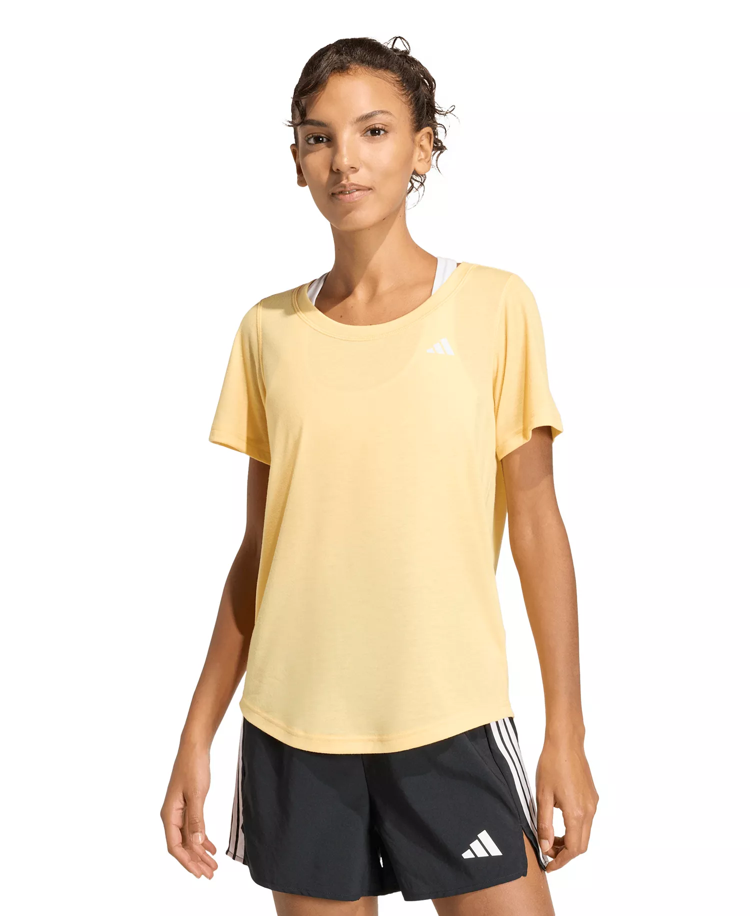 Women's Workout Essentials Seamless Scoop Neck T-Shirt - Black - 2XL