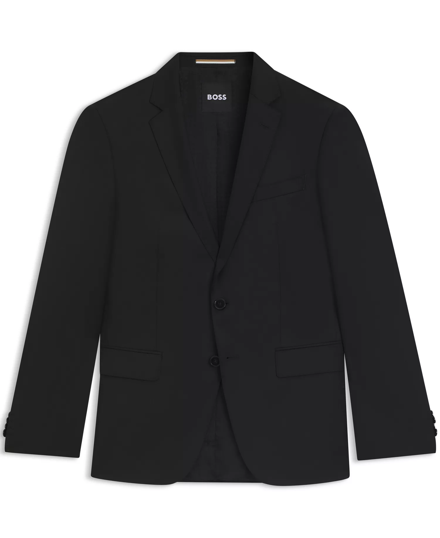 BOSS Men's Single-Breasted Jacket - Black - 34R - Long