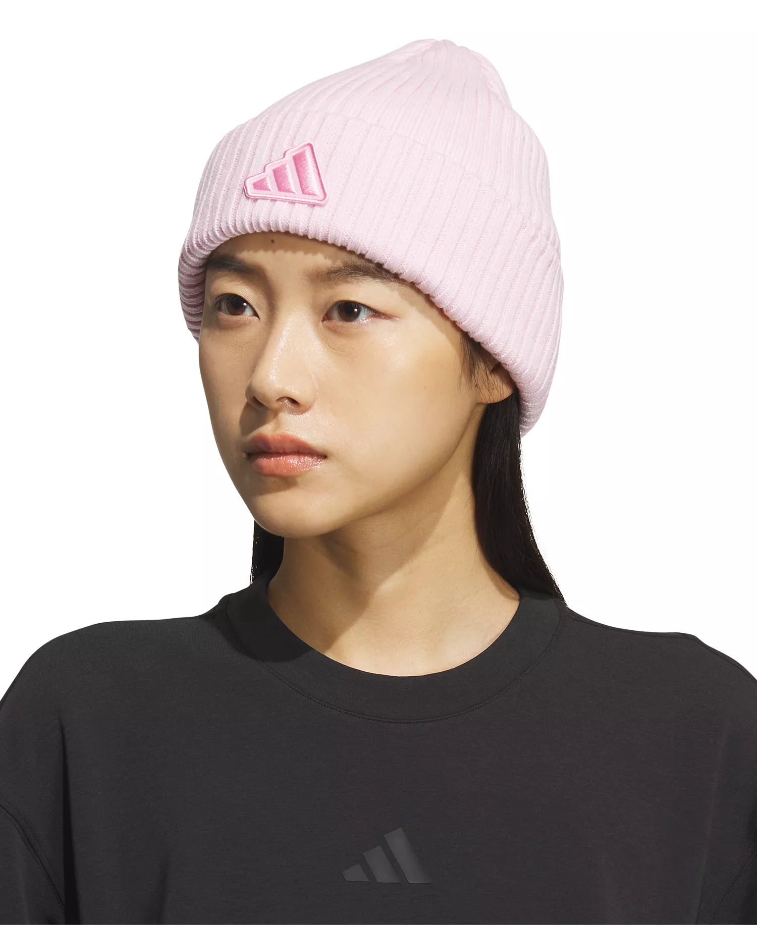 Women's Altitude 2 Fold Beanie - Clear Pink - ONE SIZE