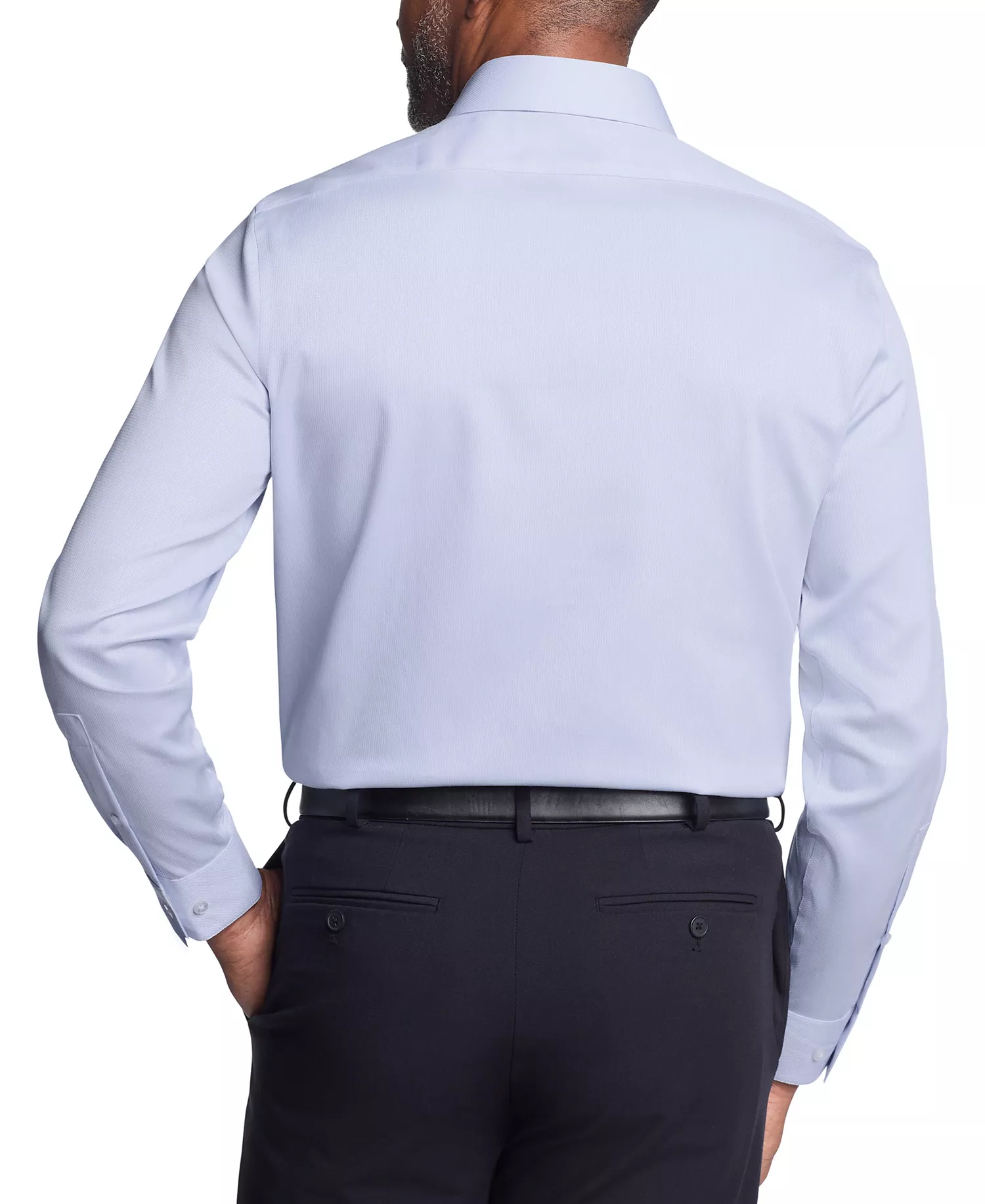 Calvin Klein Men's Steel Plus Slim Fit Dress Shirt - Blue - 14 32/33