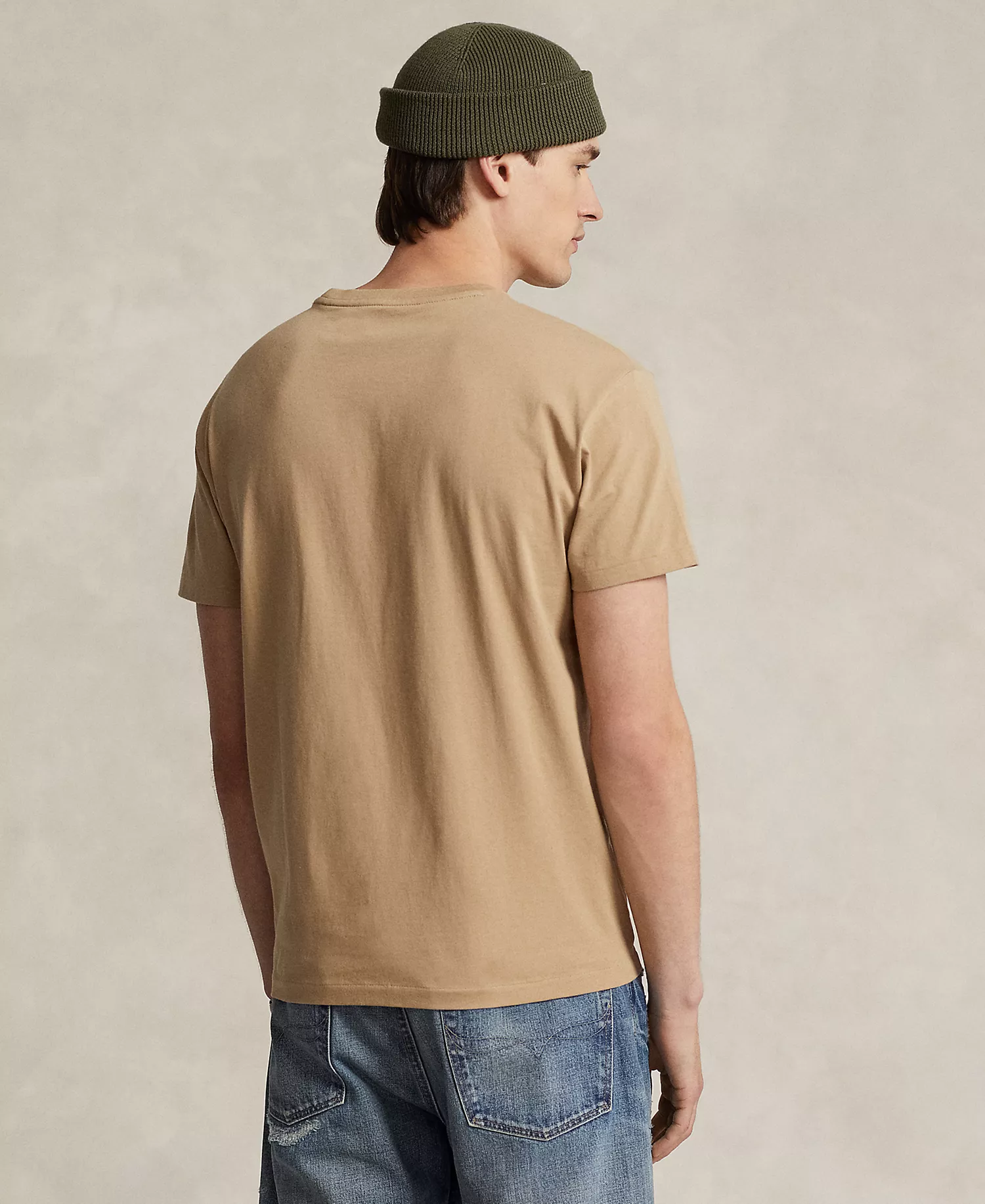 Men's Classic Fit Crew Neck T-Shirt - Cafe Tan - 2XL