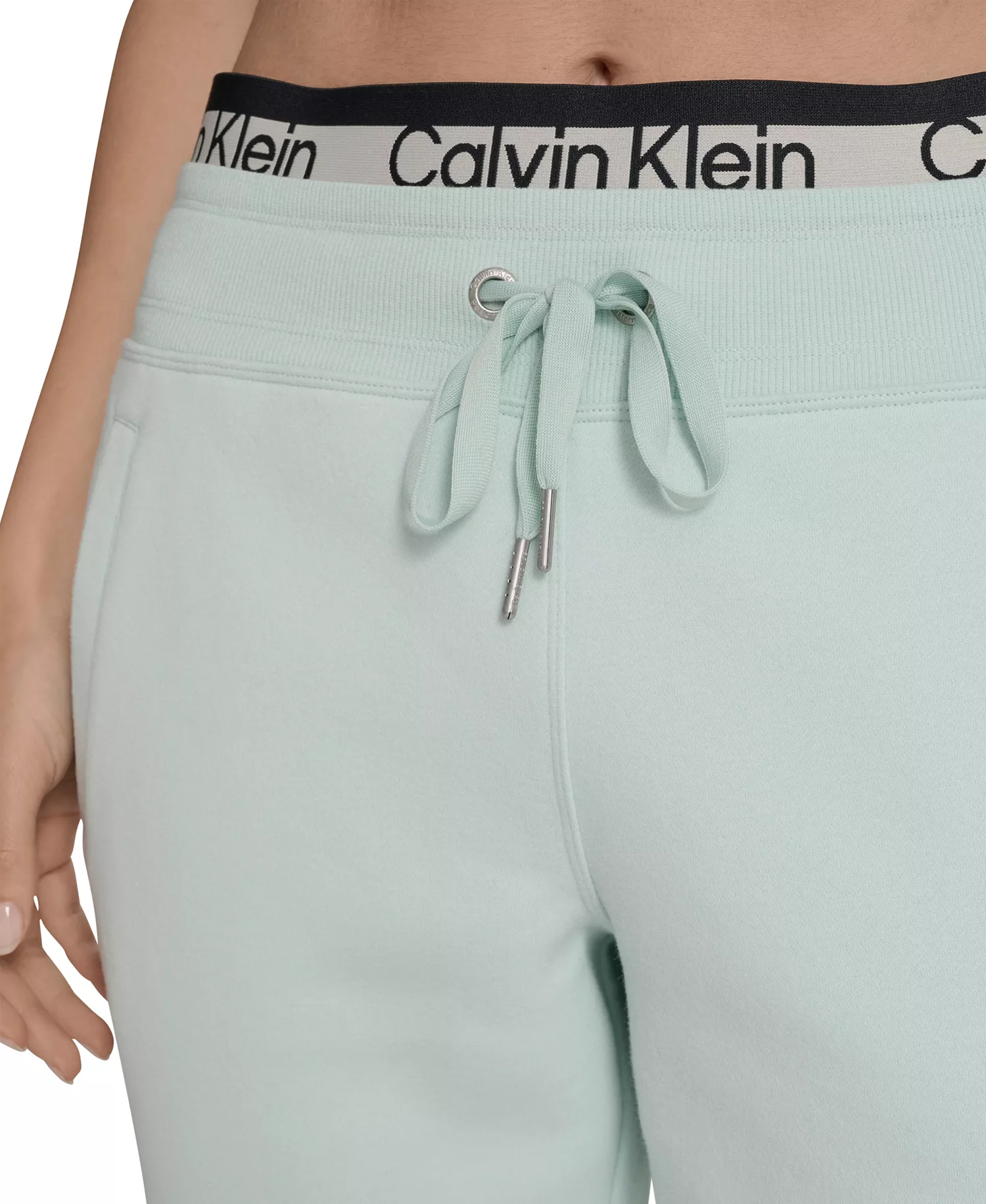 Women's Performance Logo Stripe Jogger Sweatpants - Aqua Blue - M