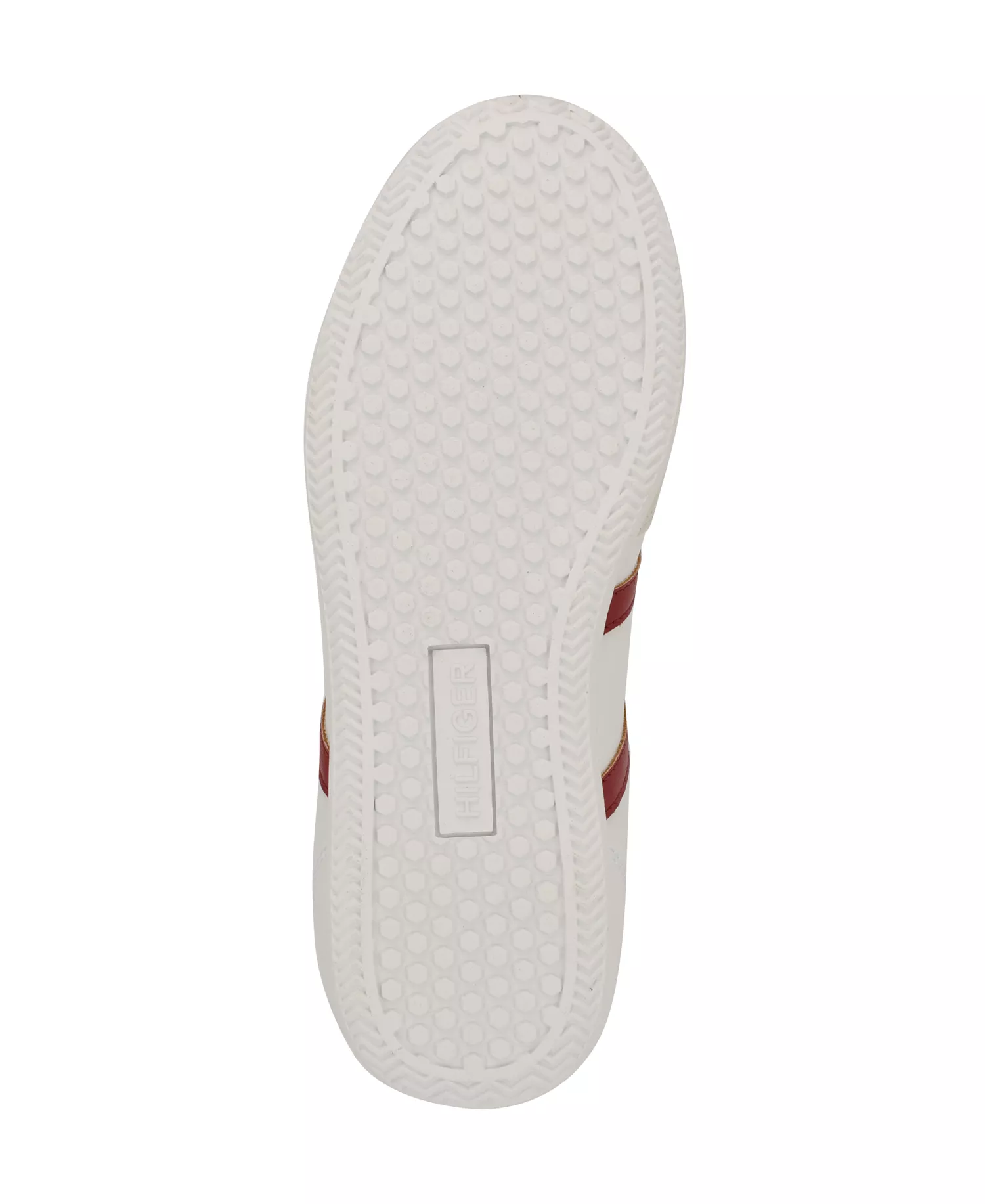 Women's Eryanne Signature Logo Lace-Up Sneakers - White/Red - 5M