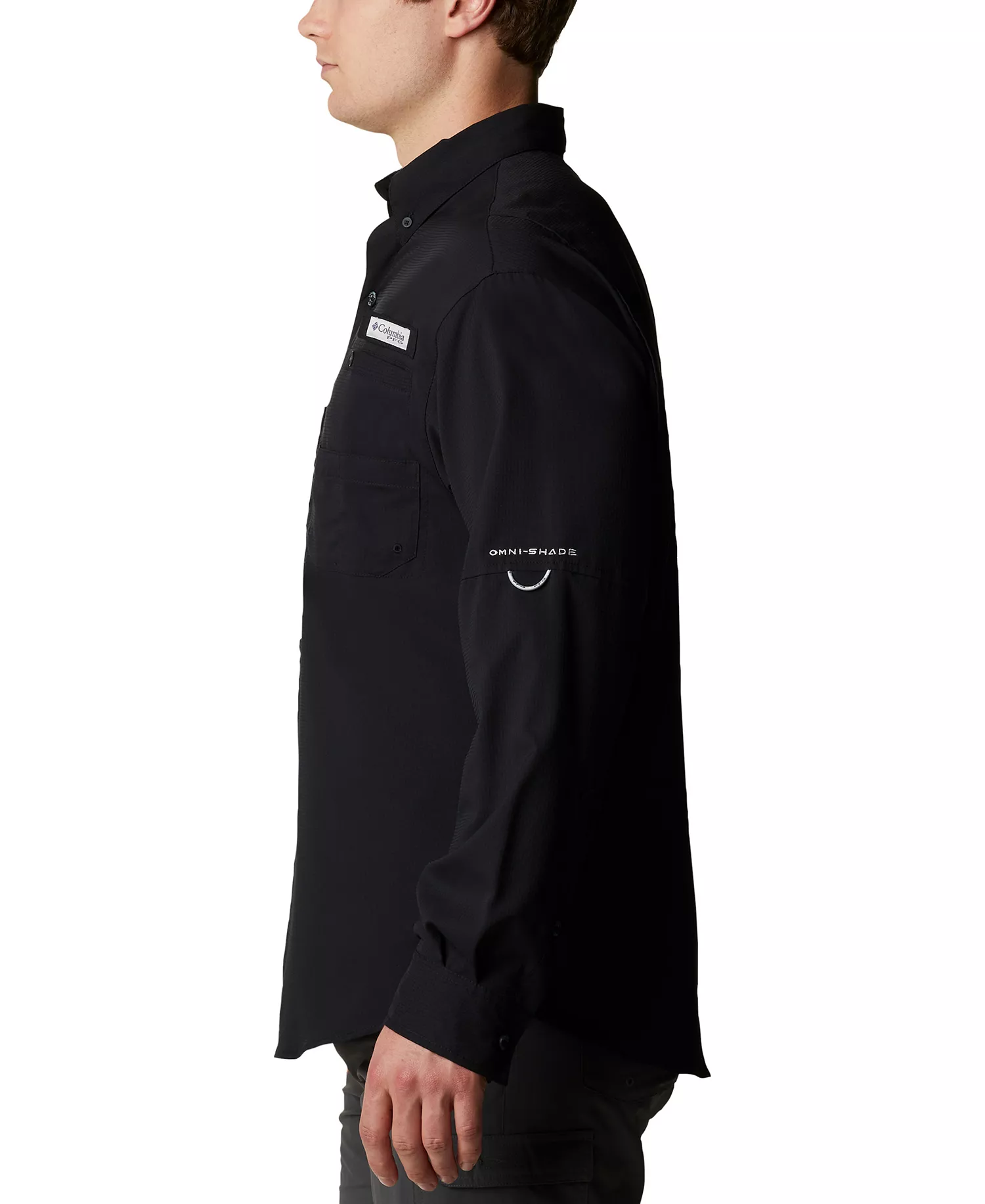 Men's PFG Tamiami II Long-Sleeve Shirt - Black - L
