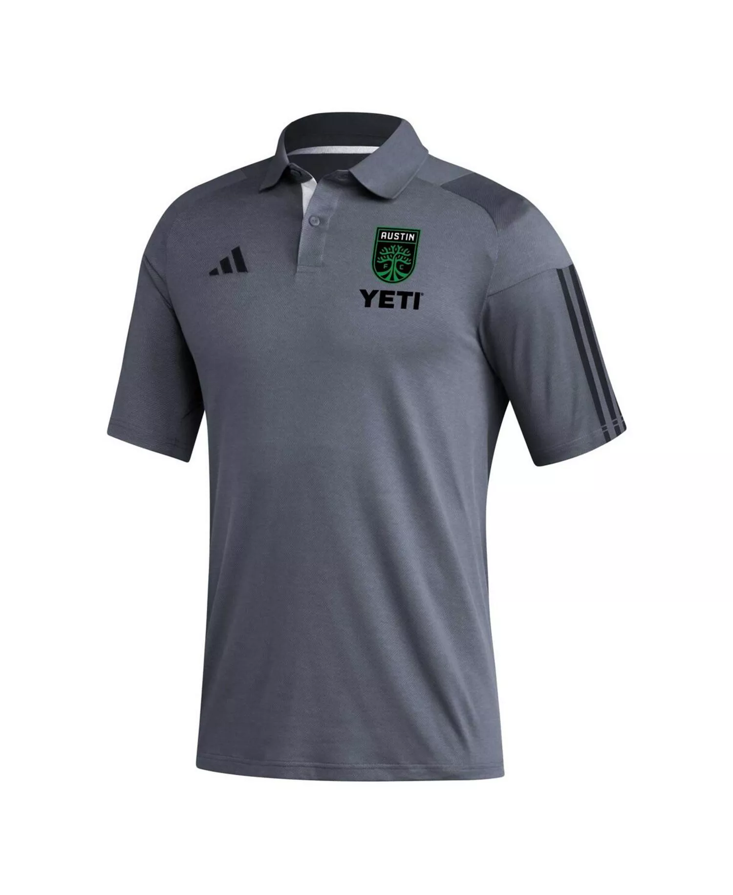 Men's Gray Austin FC 2023 On-Field Training Polo Shirt - Gray - S